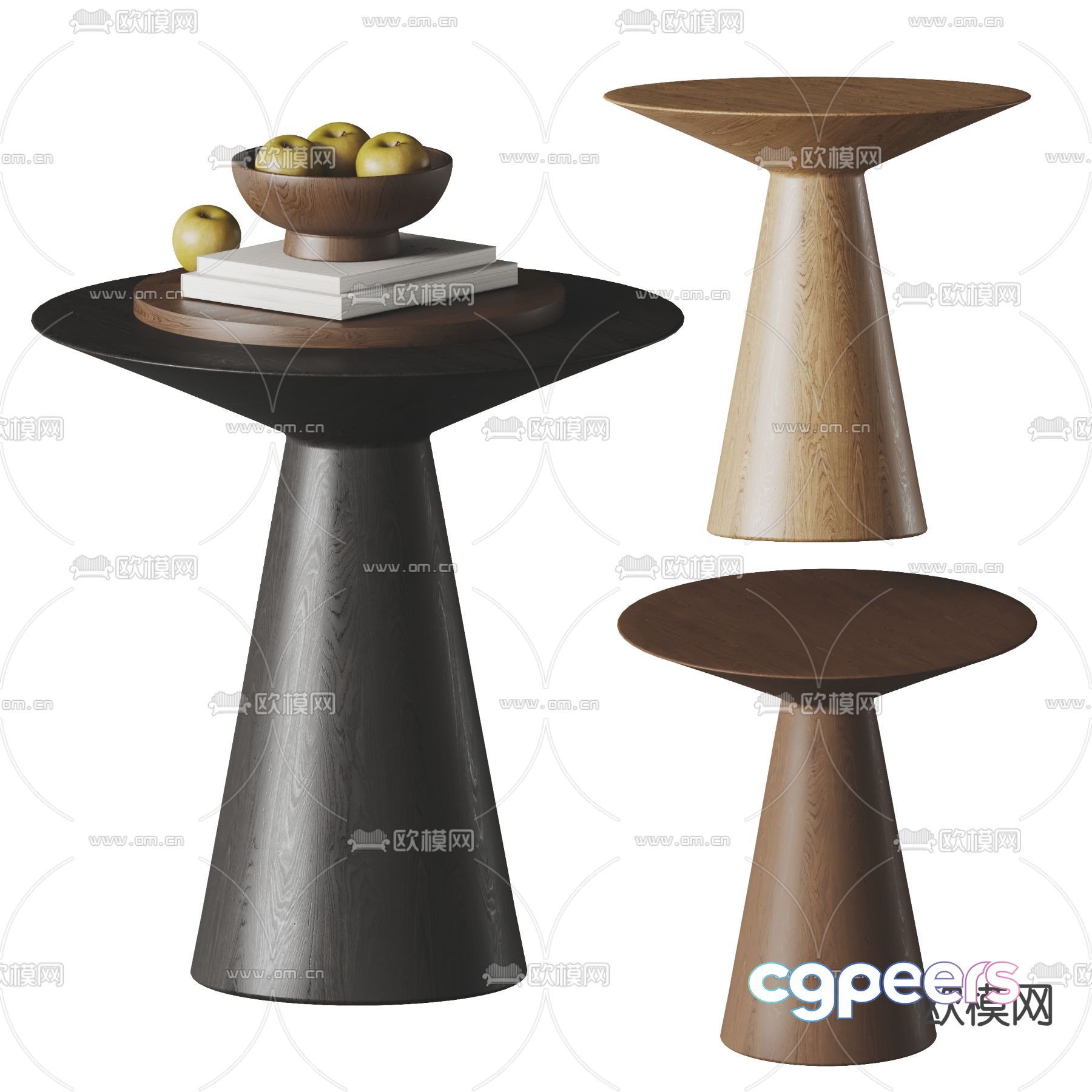 Modern side table round table corner table table table 3D model Modern side table round table corner table table table 3D model