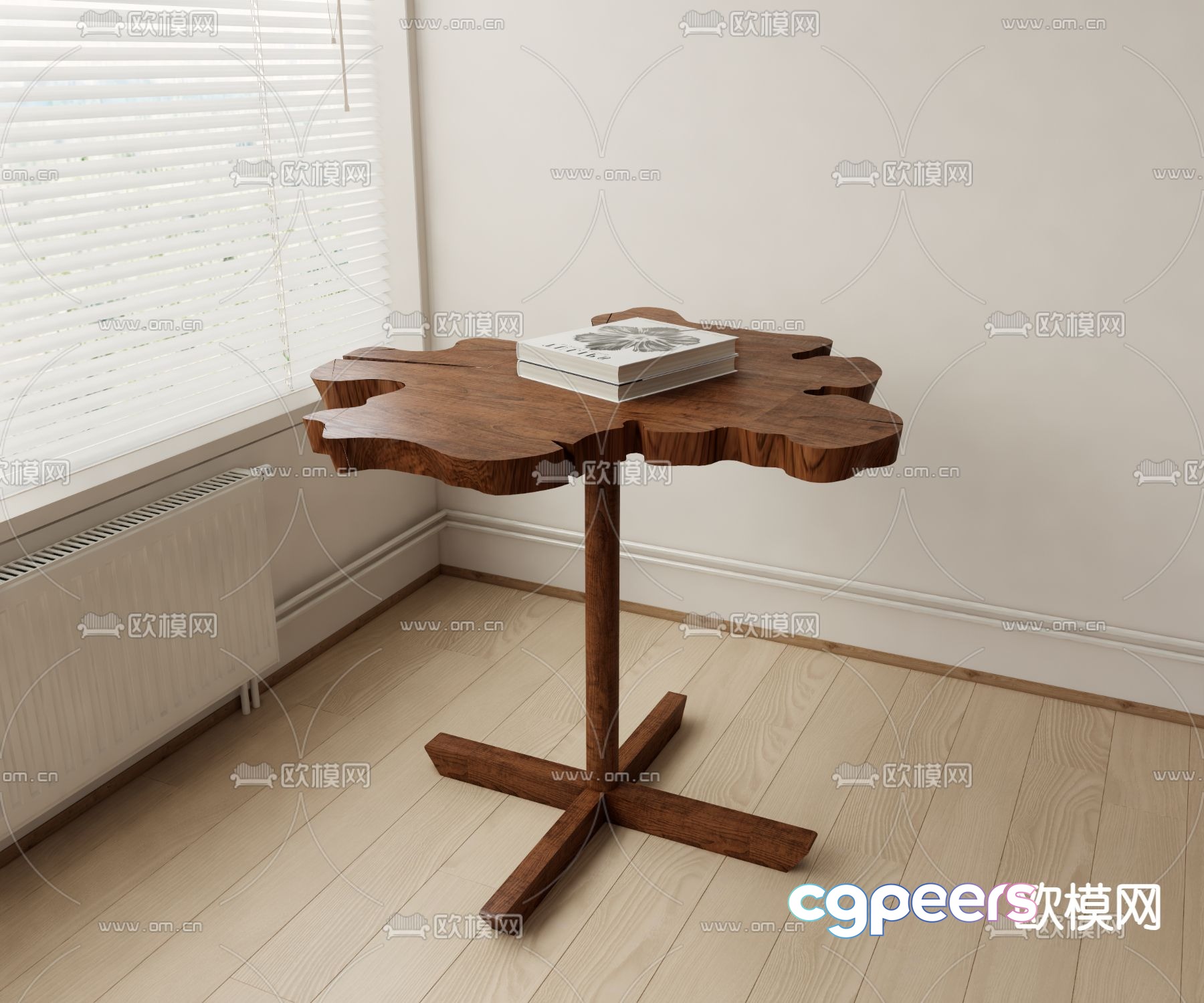 Medieval style side table corner table table table 3D model Medieval style side table corner table table table 3D model