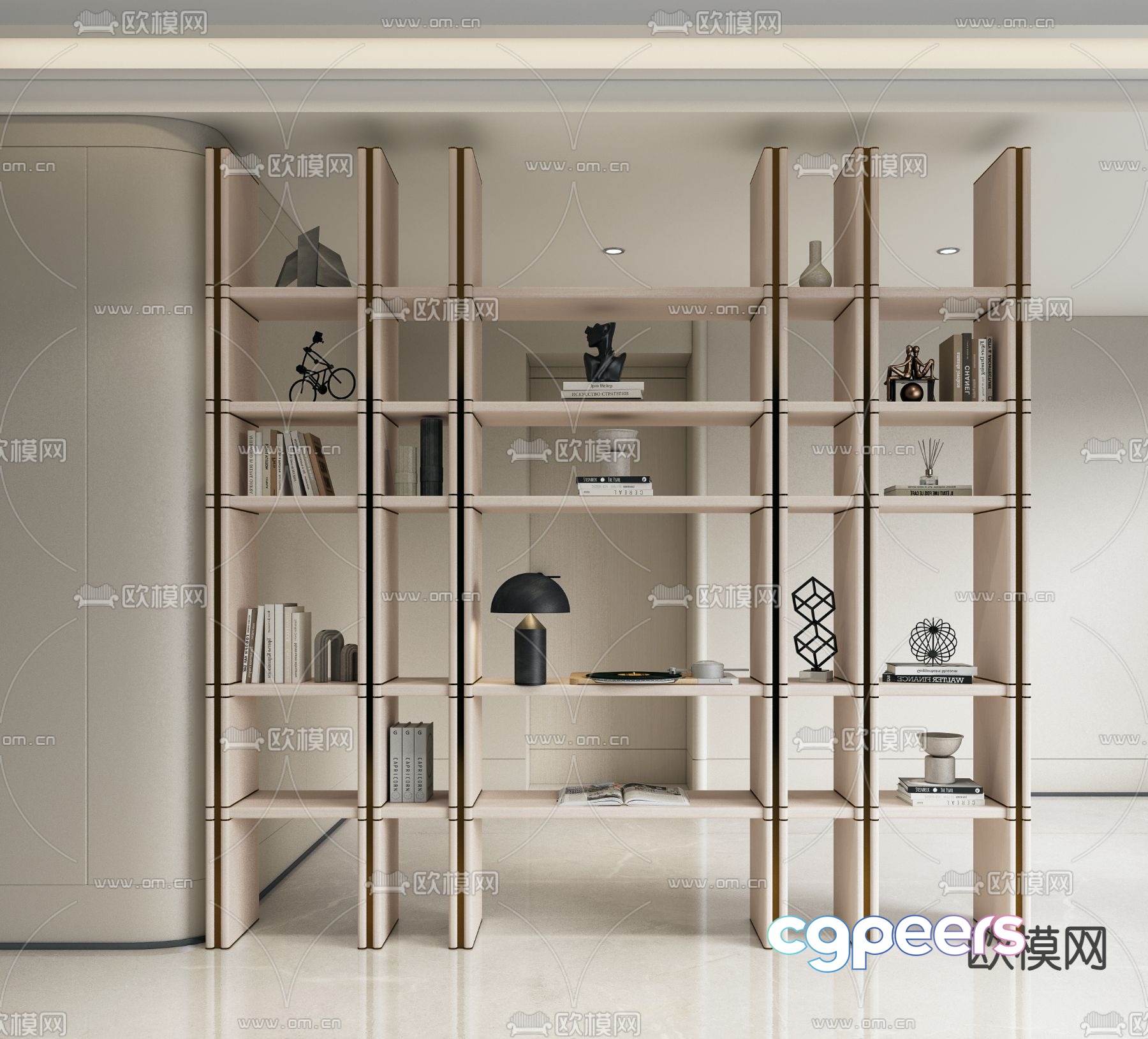 Decorative rack entrance rack display rack 3D model Decorative rack entrance rack display rack 3D model