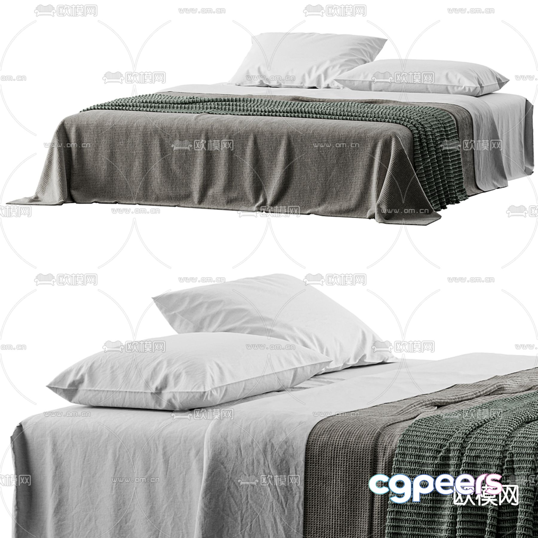 Sheets Magic Linen Bedding Quilt 3d model Sheets Magic Linen Bedding Quilt 3d model