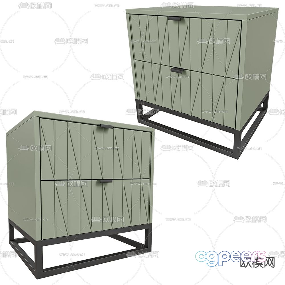 Mister bedside table 3d model Mister bedside table 3d model
