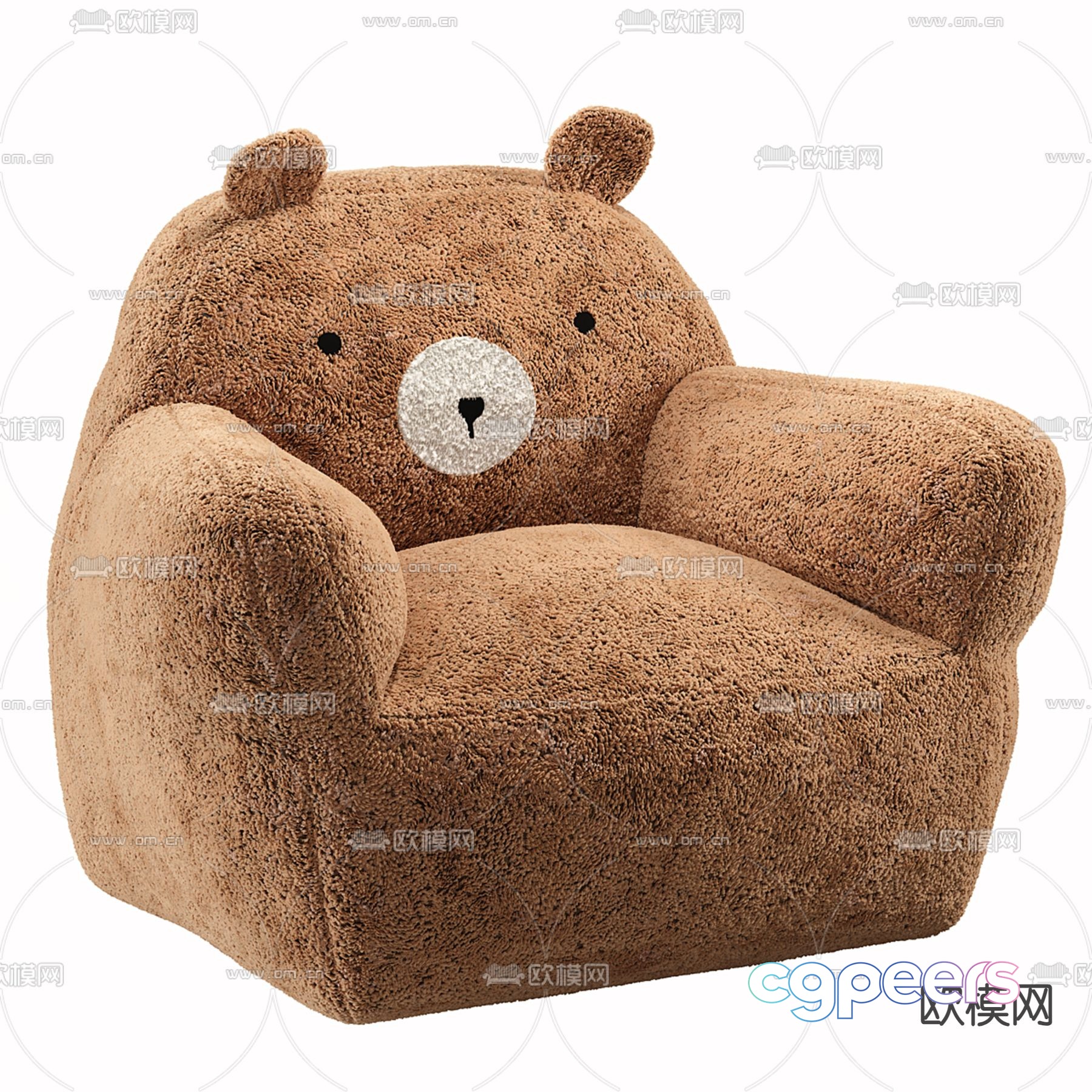 Beanbag sofa bear sofa cartoon sofa 3d model Beanbag sofa bear sofa cartoon sofa 3d model