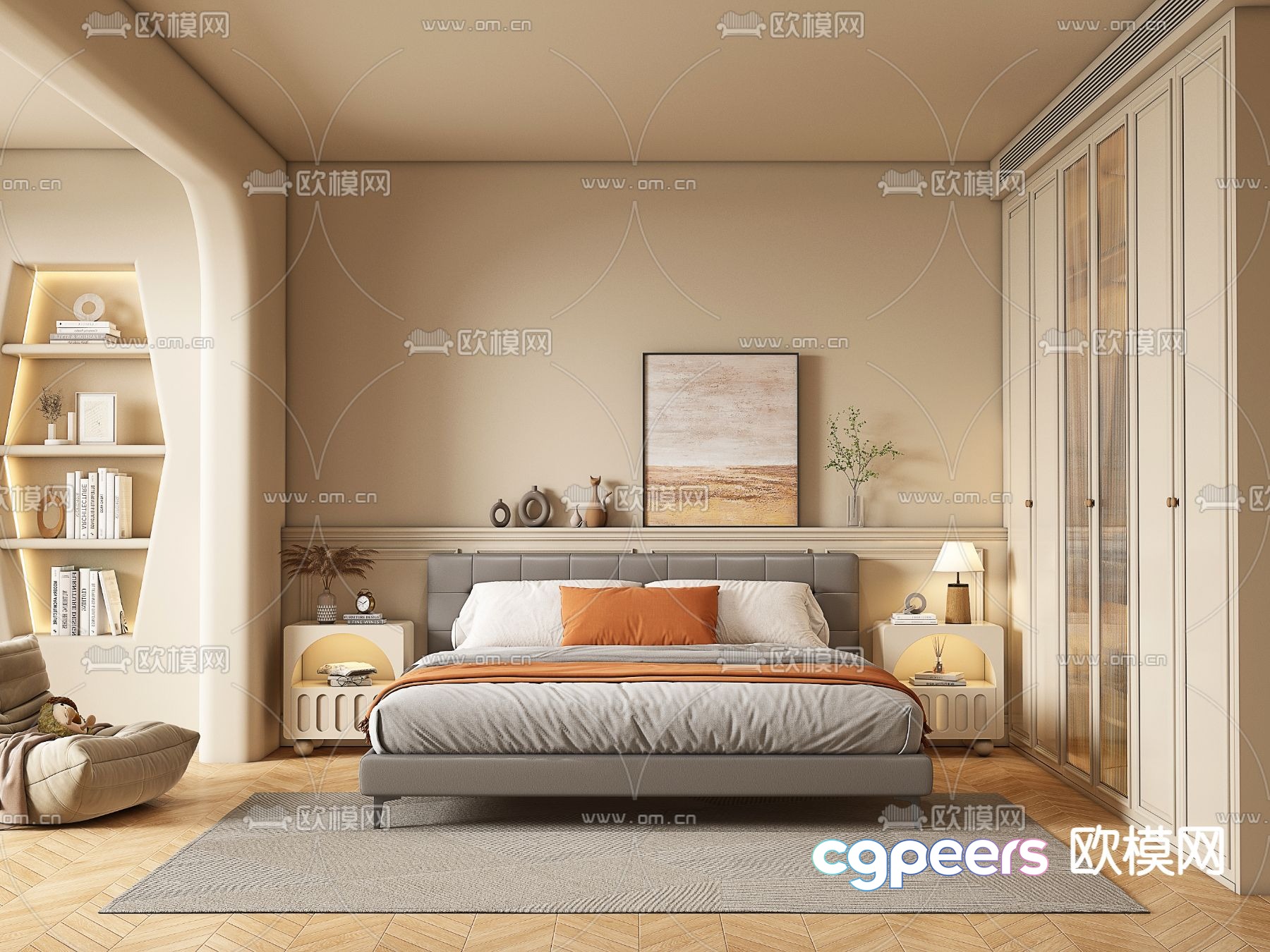 Wasabi bedroom master bedroom master room 3d model Wasabi bedroom master bedroom master room 3d model