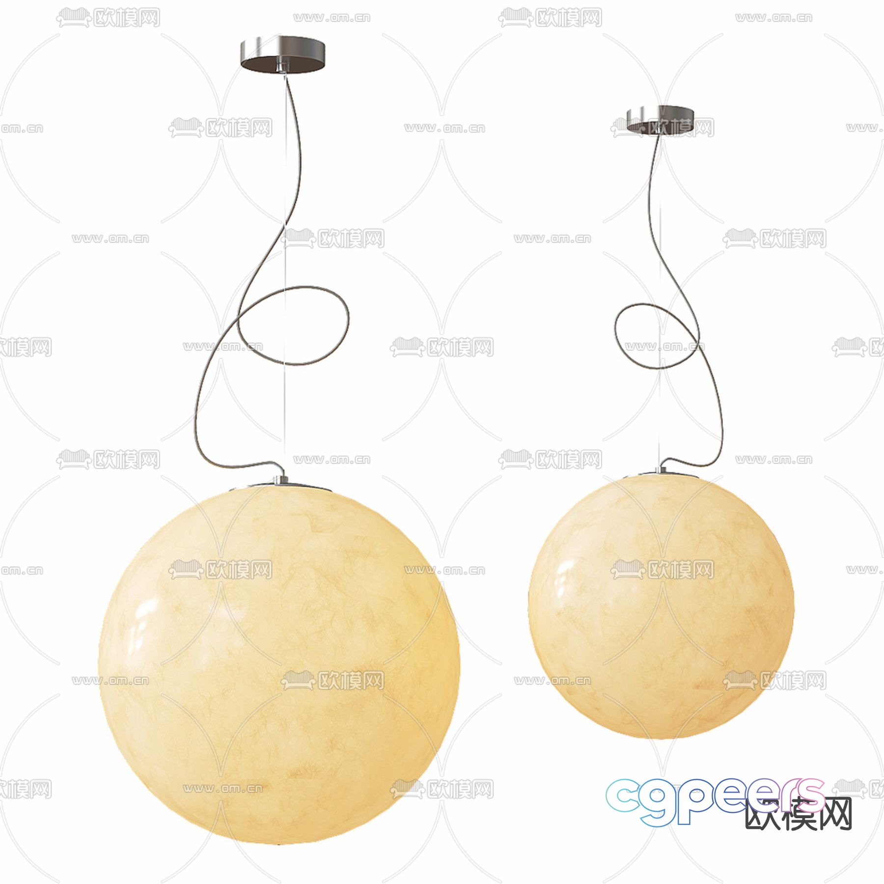 Spherical chandelier 3d model Spherical chandelier 3d model