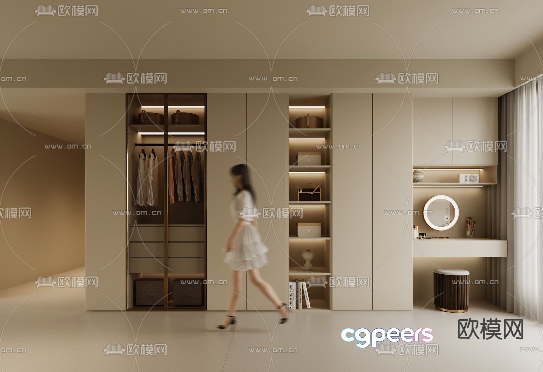 Modern Wardrobe Wardrobe 3d Model Modern Wardrobe Wardrobe 3d Model