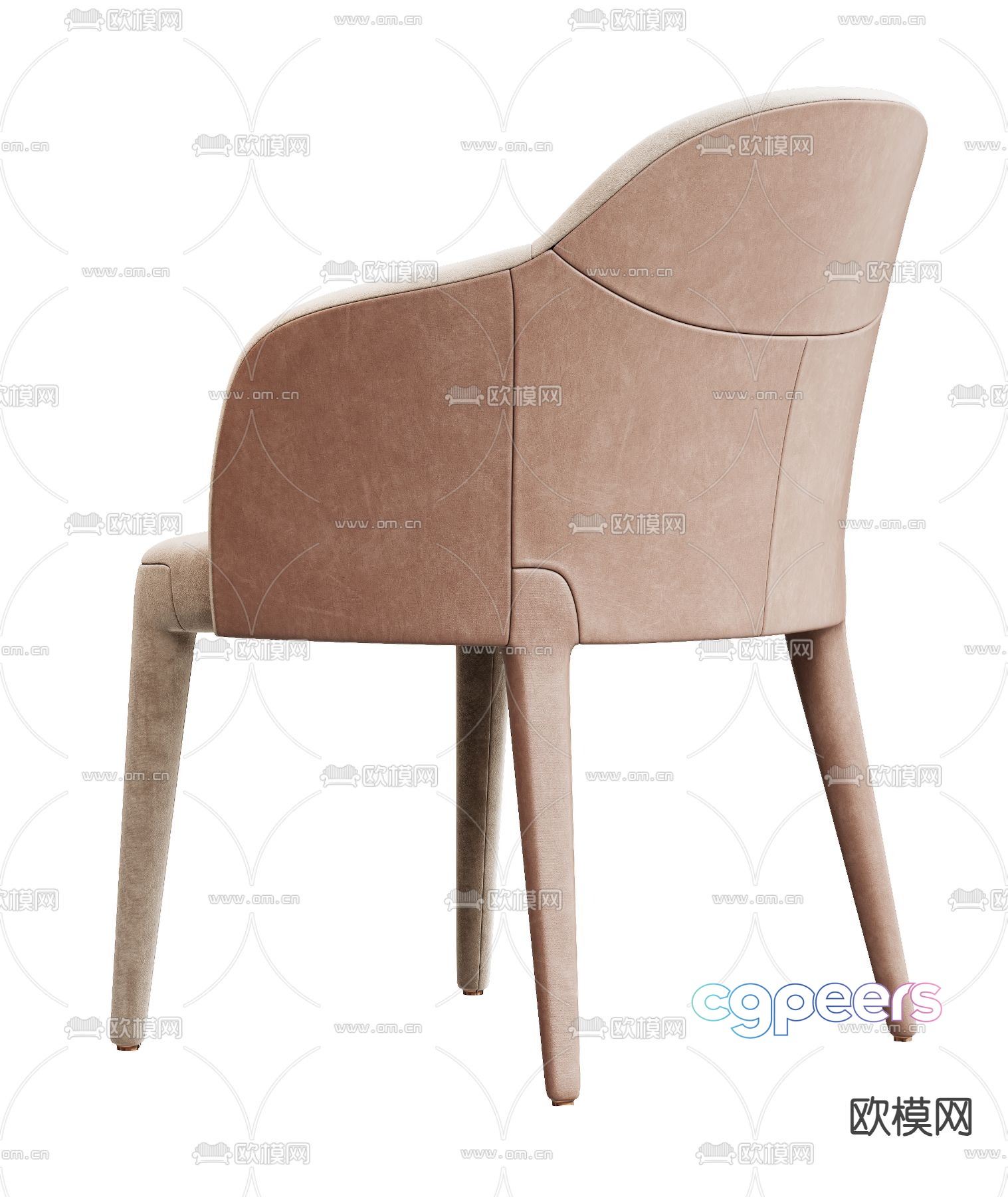 Modern chair dining chair 3d model Modern chair dining chair 3d model