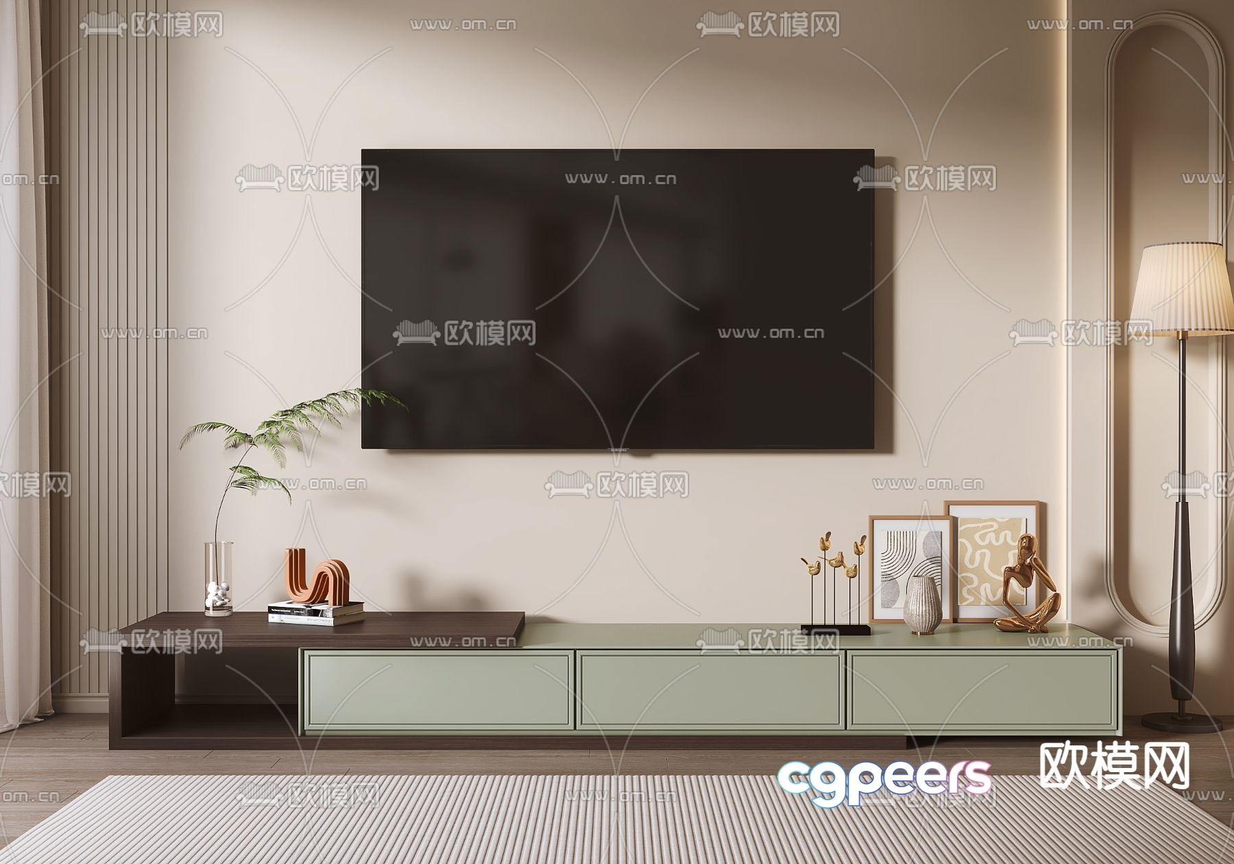 TV cabinet 3d model TV cabinet 3d model