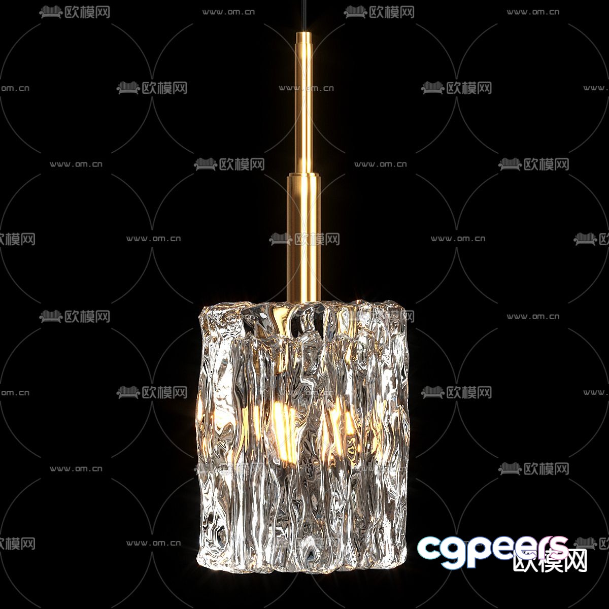 Light luxury chandeliers crystal chandeliers 3D model Light luxury chandeliers crystal chandeliers 3D model