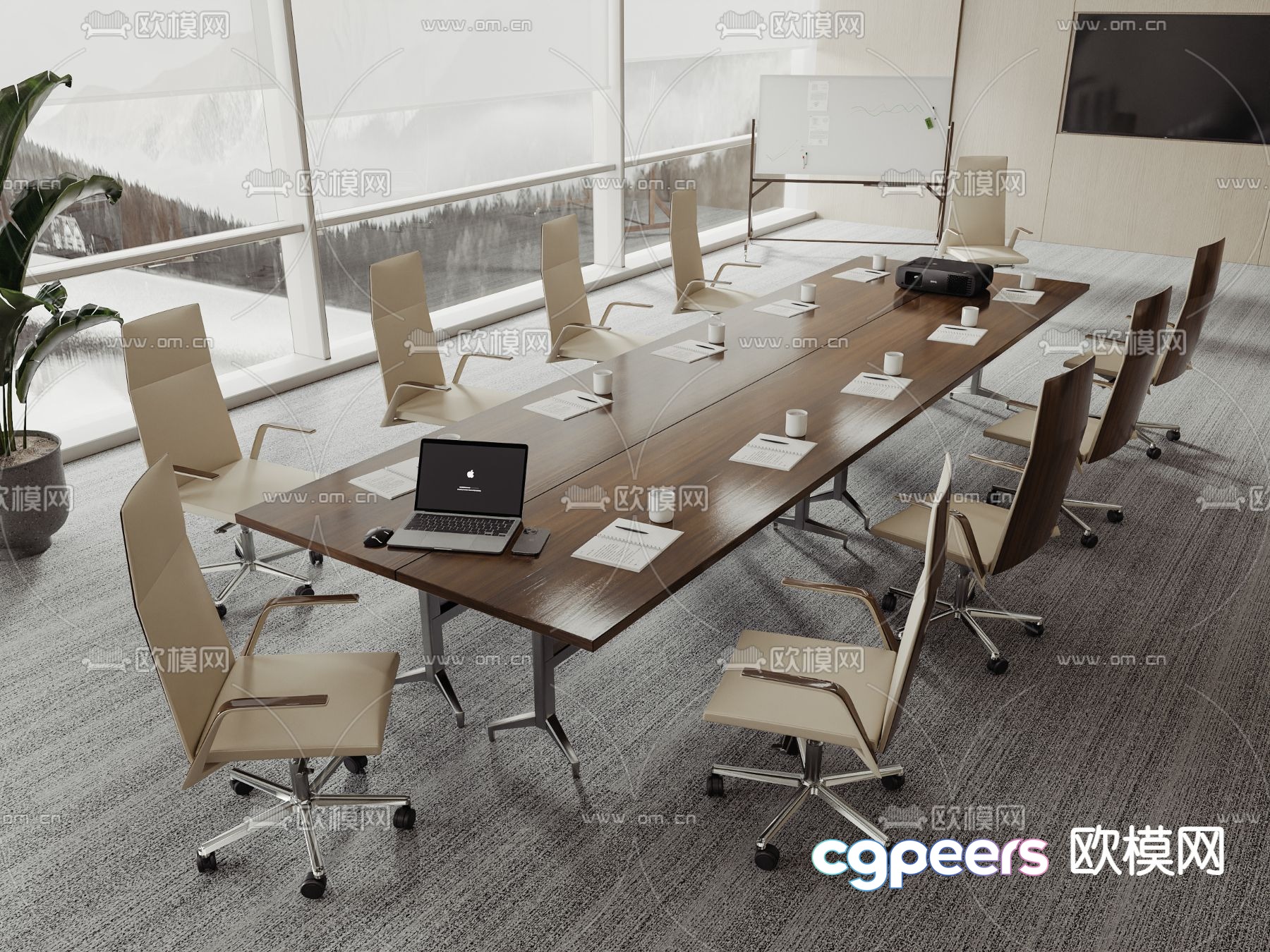 conference table conference table 3d model conference table conference table 3d model