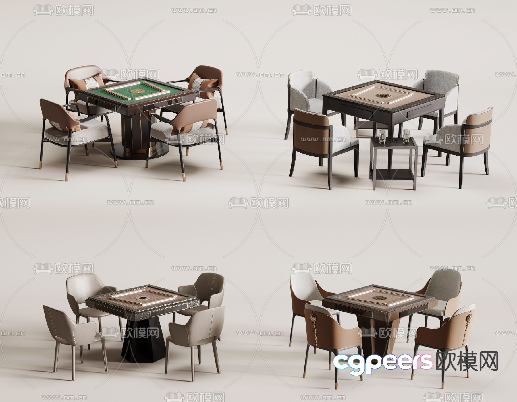 Mahjong table chess table 3d model Mahjong table chess table 3d model