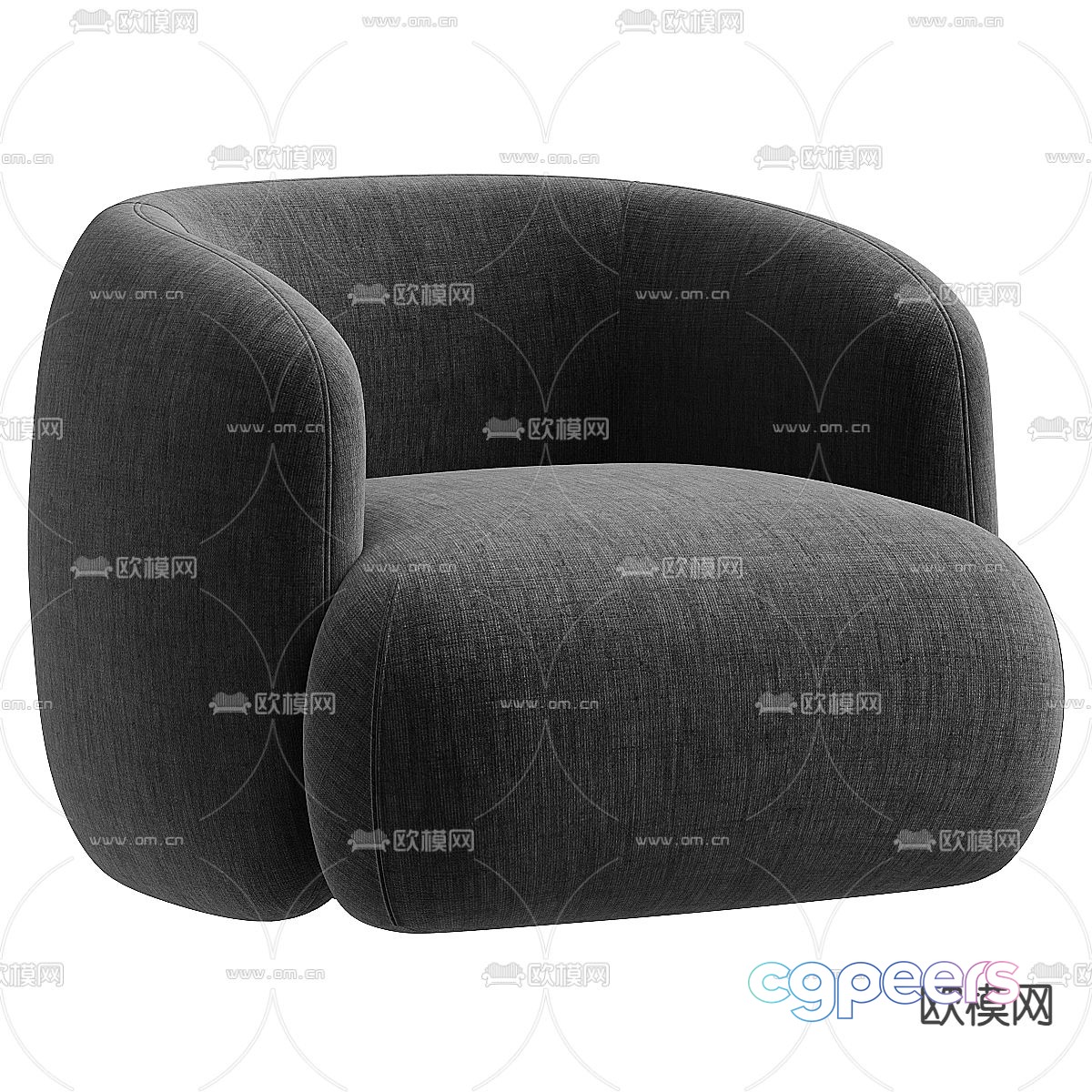 Single sofa leisure sofa 3d model Single sofa leisure sofa 3d model