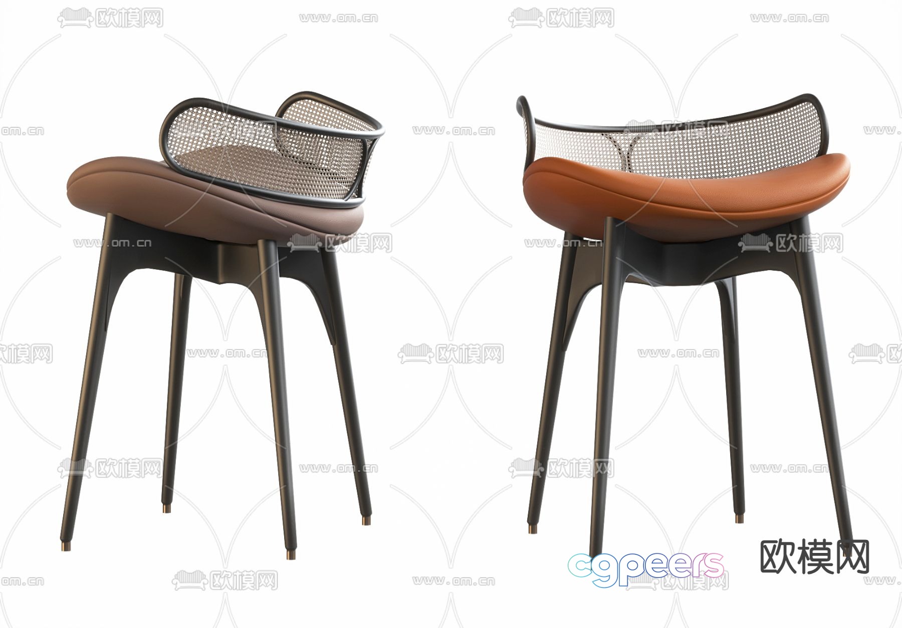 Modern bar stool 3d model Modern bar stool 3d model