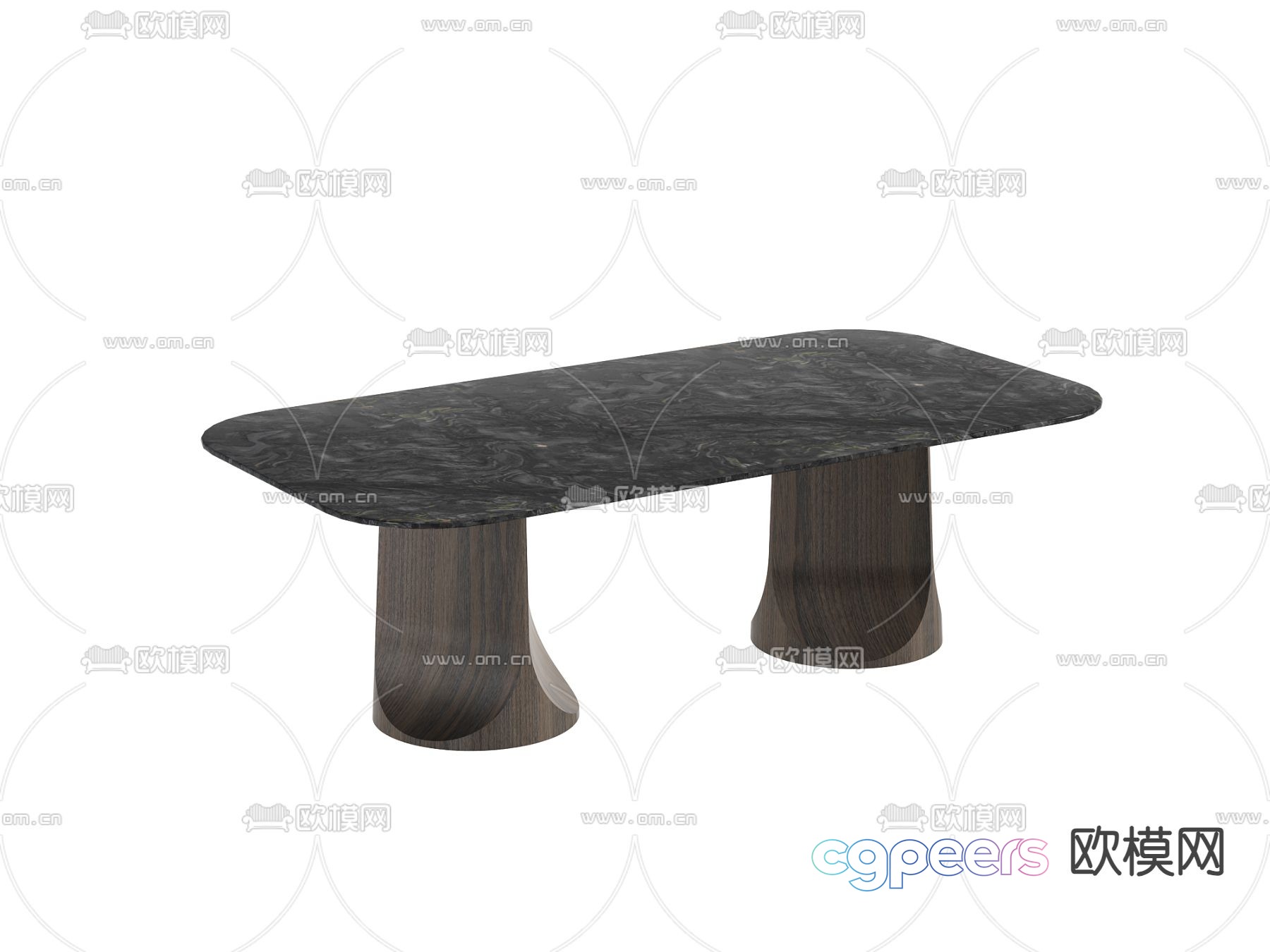 Modern dining table dining table 3d model Modern dining table dining table 3d model