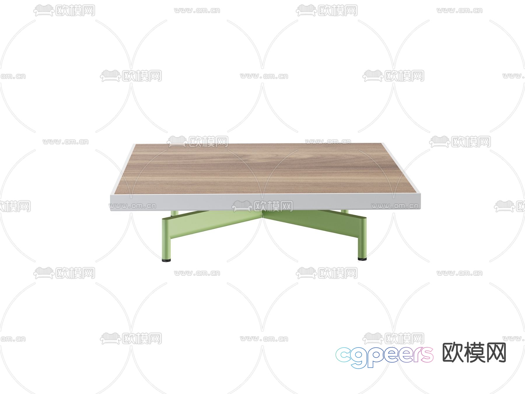 Modern square coffee table 3d model Modern square coffee table 3d model