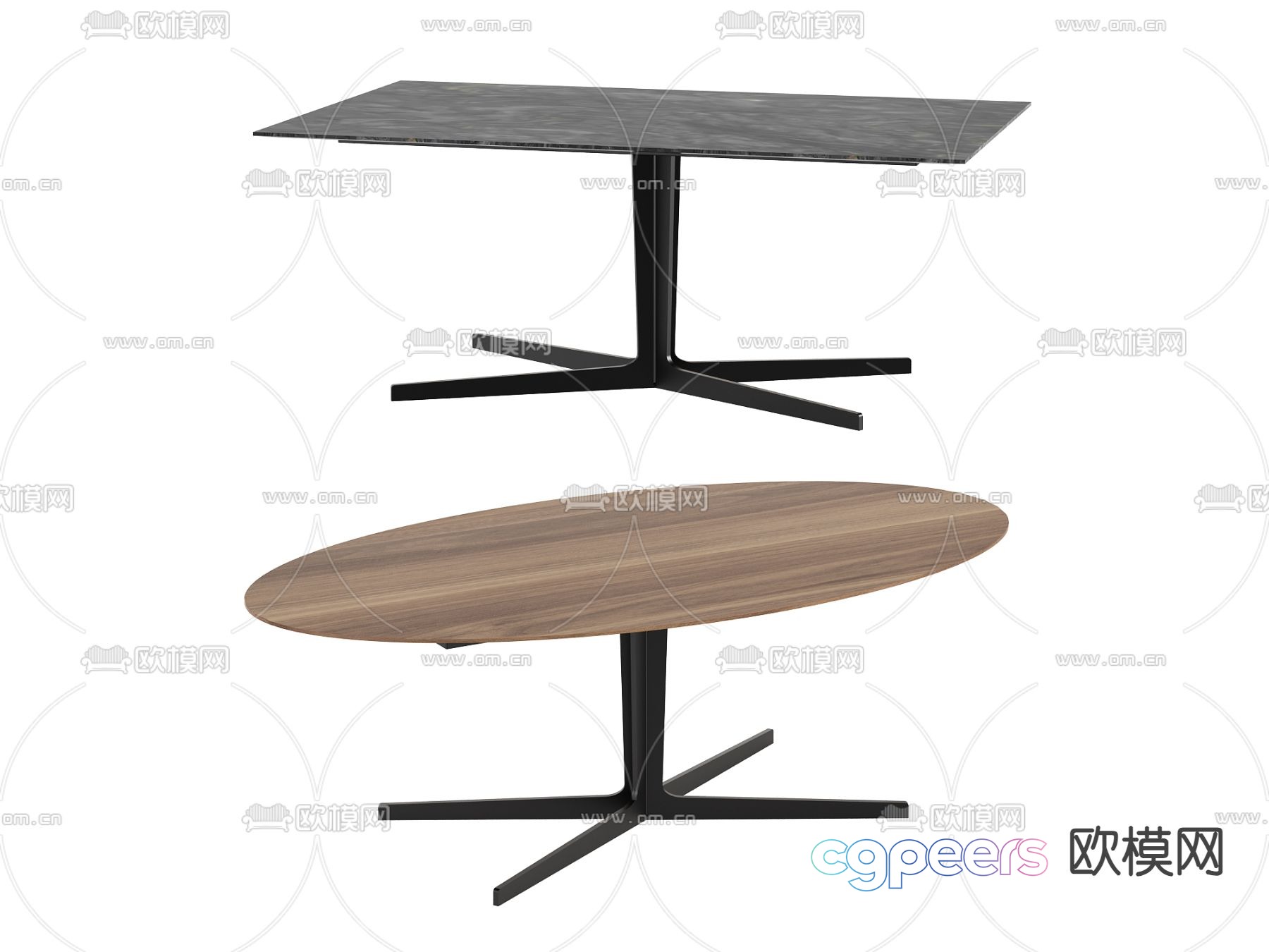 Modern dining table dining table 3d model Modern dining table dining table 3d model