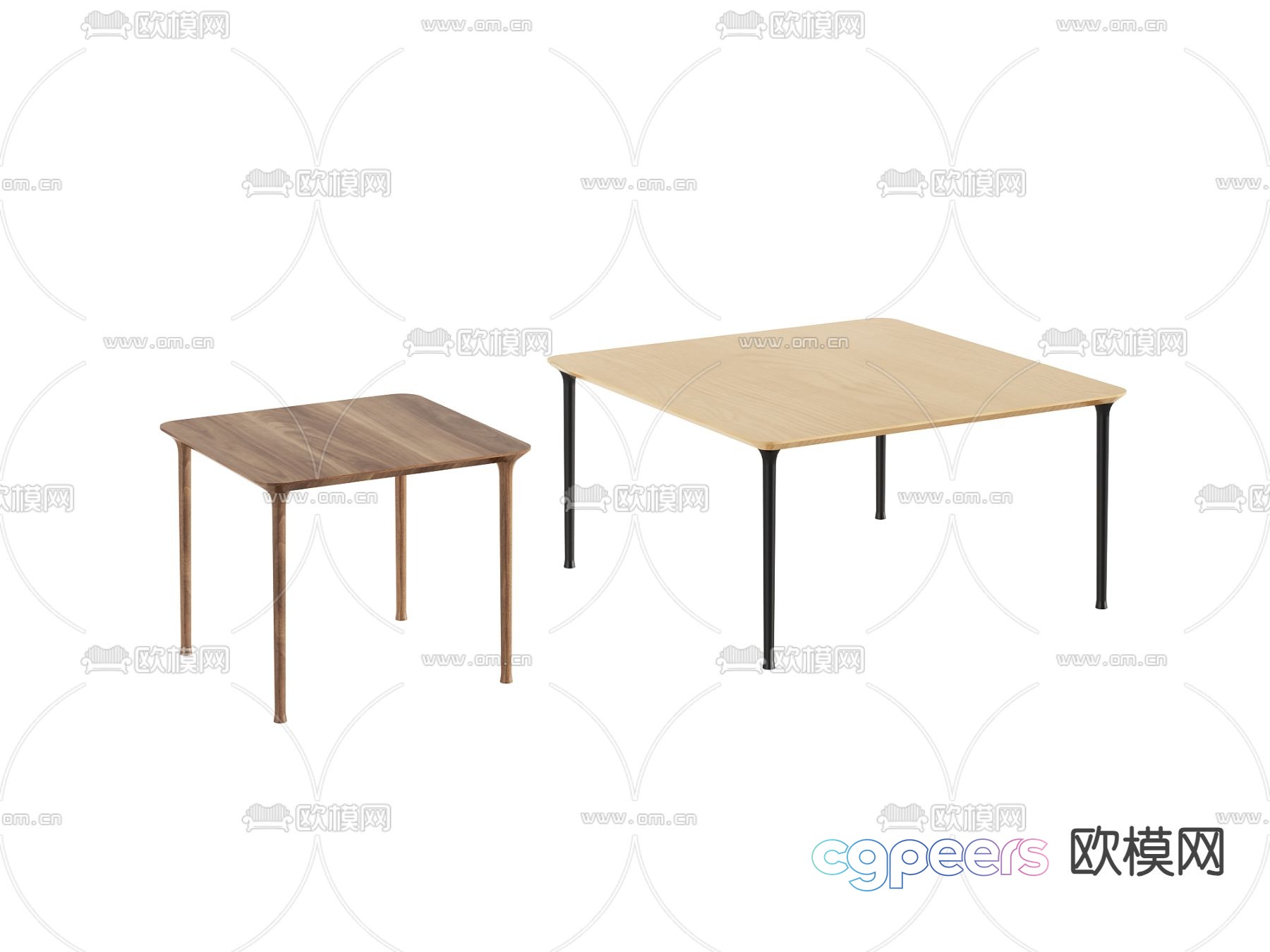 Modern dining table dining table 3d model Modern dining table dining table 3d model