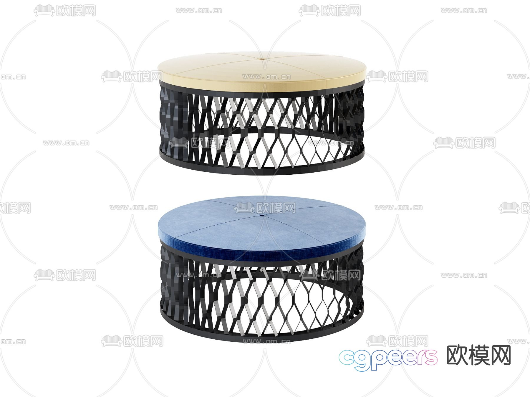 Round coffee table 3d model Round coffee table 3d model