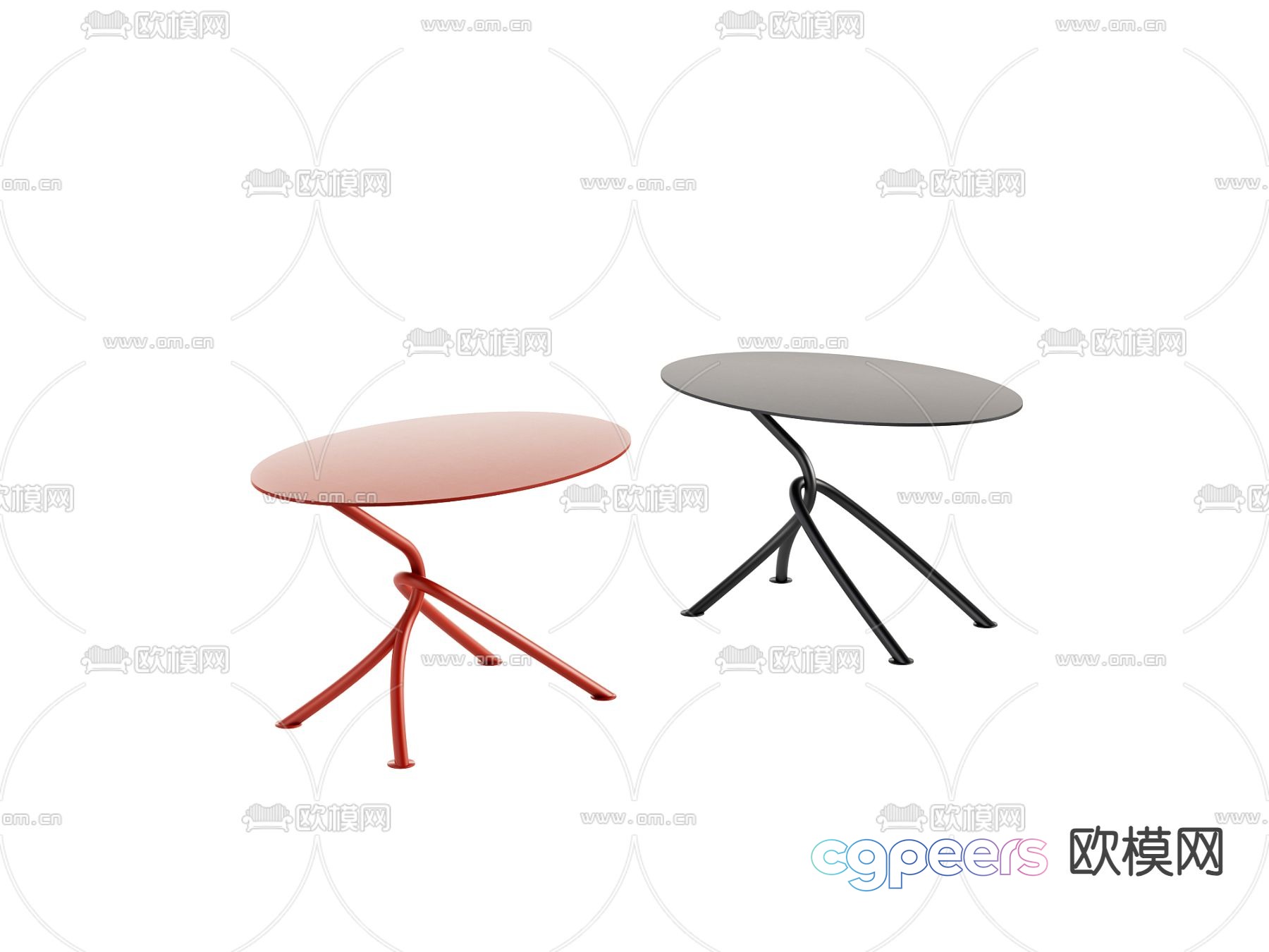 Round coffee table 3d model Round coffee table 3d model