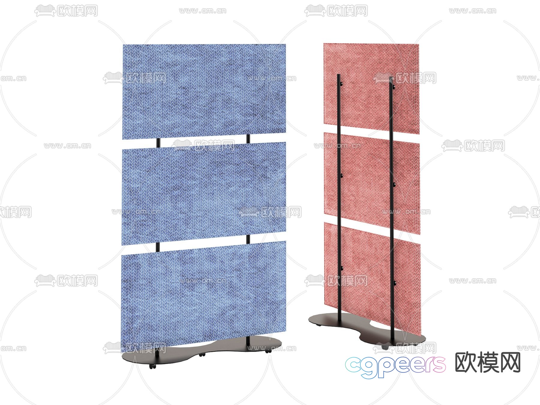 Screen partition 3d model Screen partition 3d model