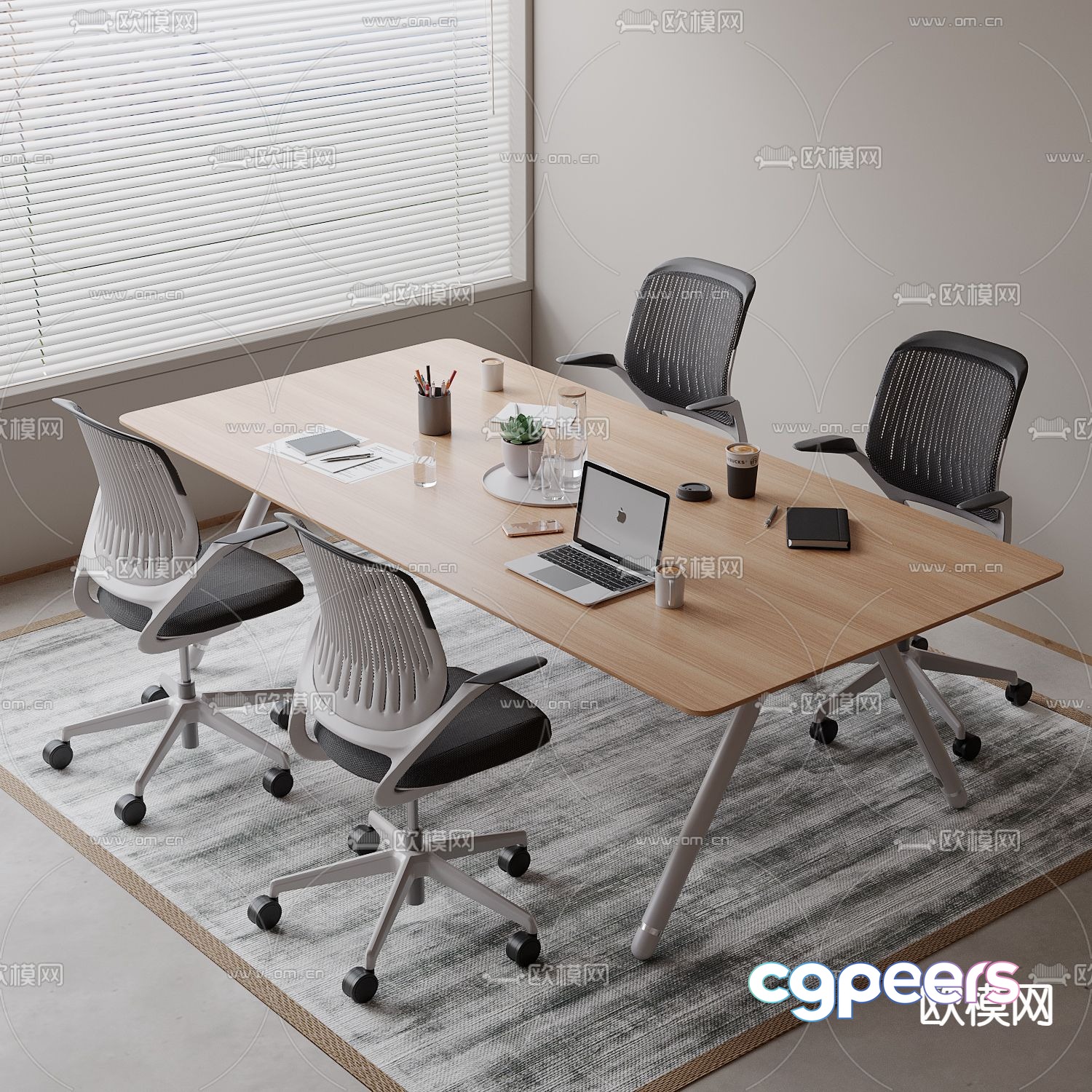 Modern conference table conference table 3d model Modern conference table conference table 3d model