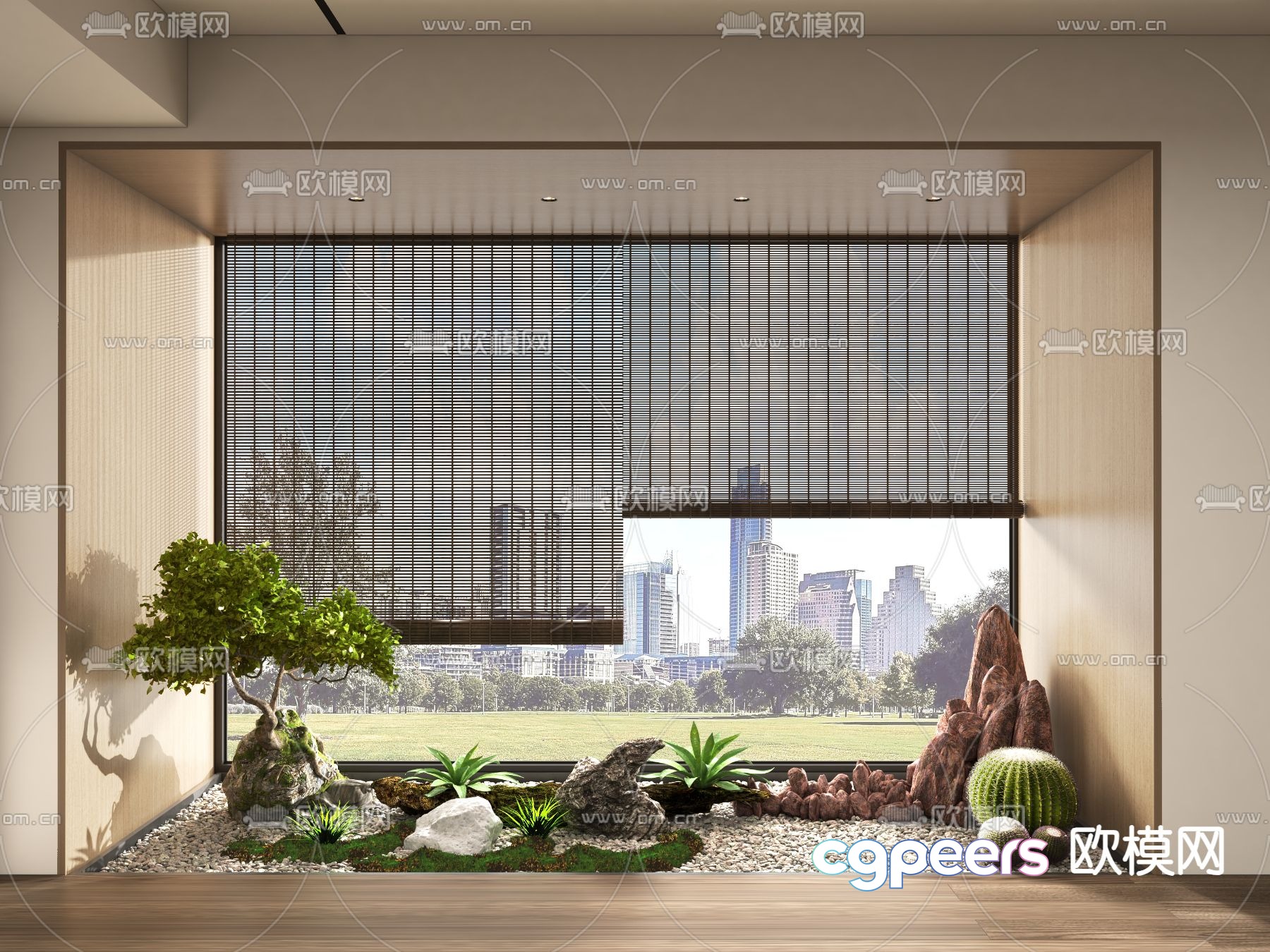Indoor landscape plant landscaping 3d model Indoor landscape plant landscaping 3d model