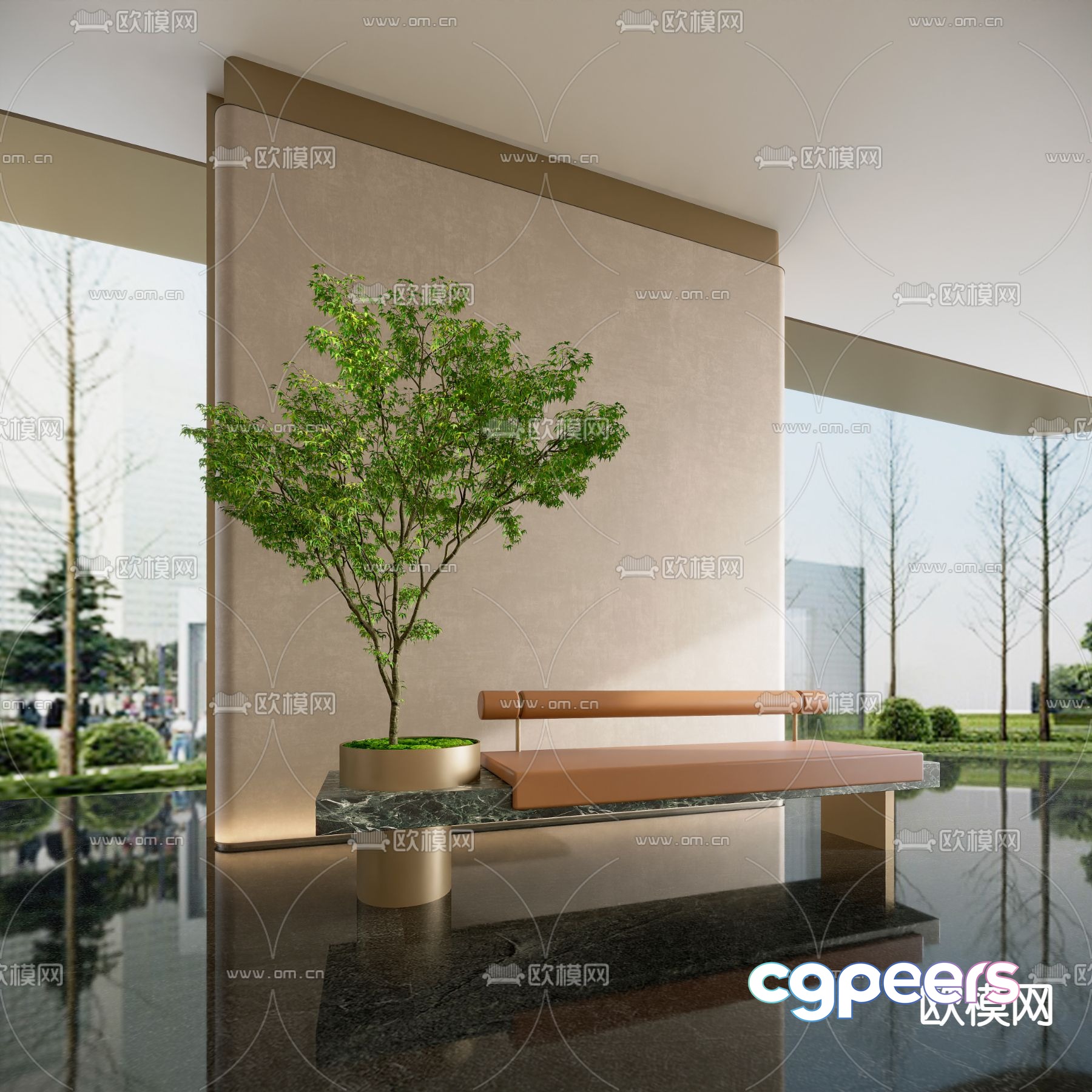 Office sofa public sofa lobby sofa 3d model Office sofa public sofa lobby sofa 3d model