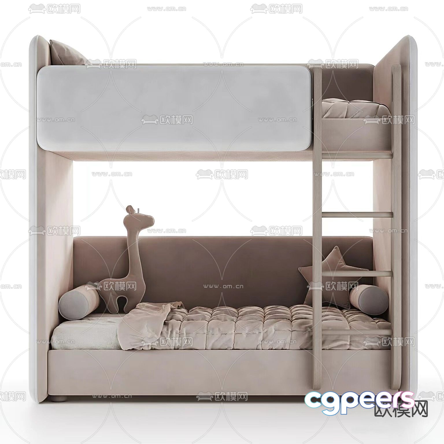 Children’s bed bunk bed 3d model Children’s bed bunk bed 3d model