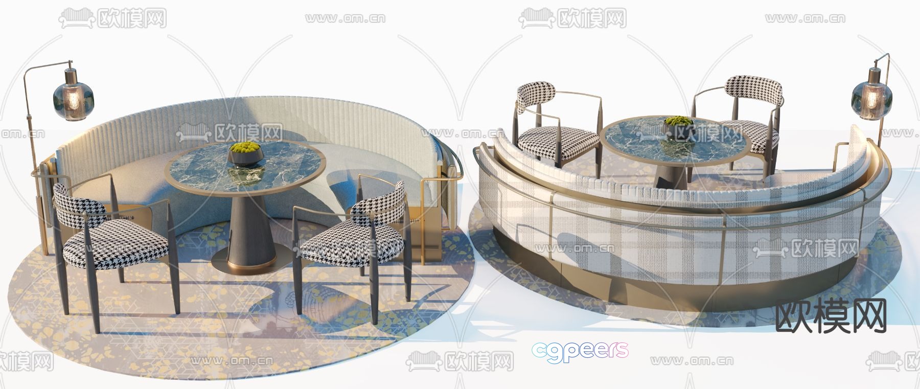 round sofa 3d model round sofa 3d model