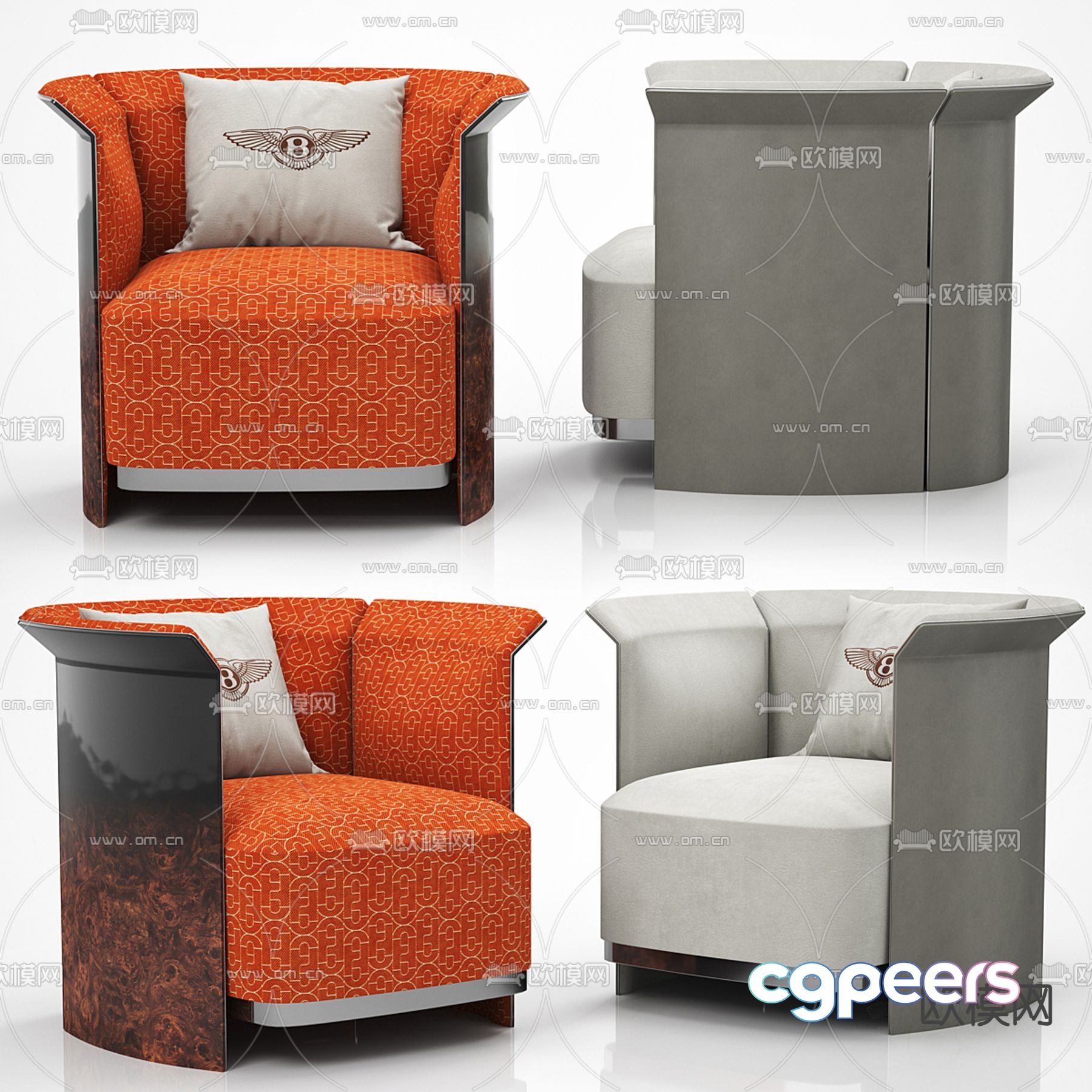 Single sofa VIP sofa 3d model Single sofa VIP sofa 3d model