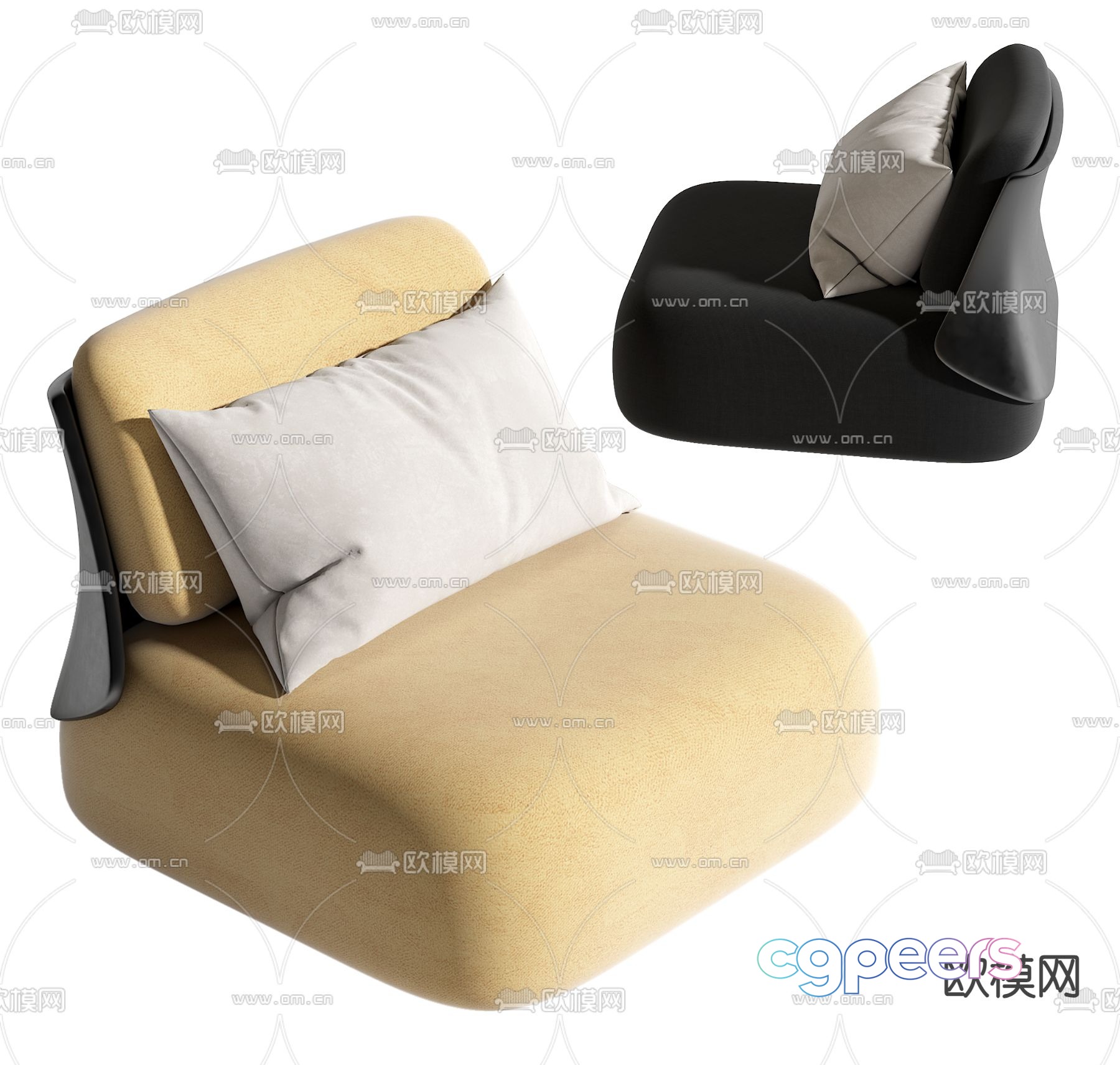 Single sofa 3d model Single sofa 3d model