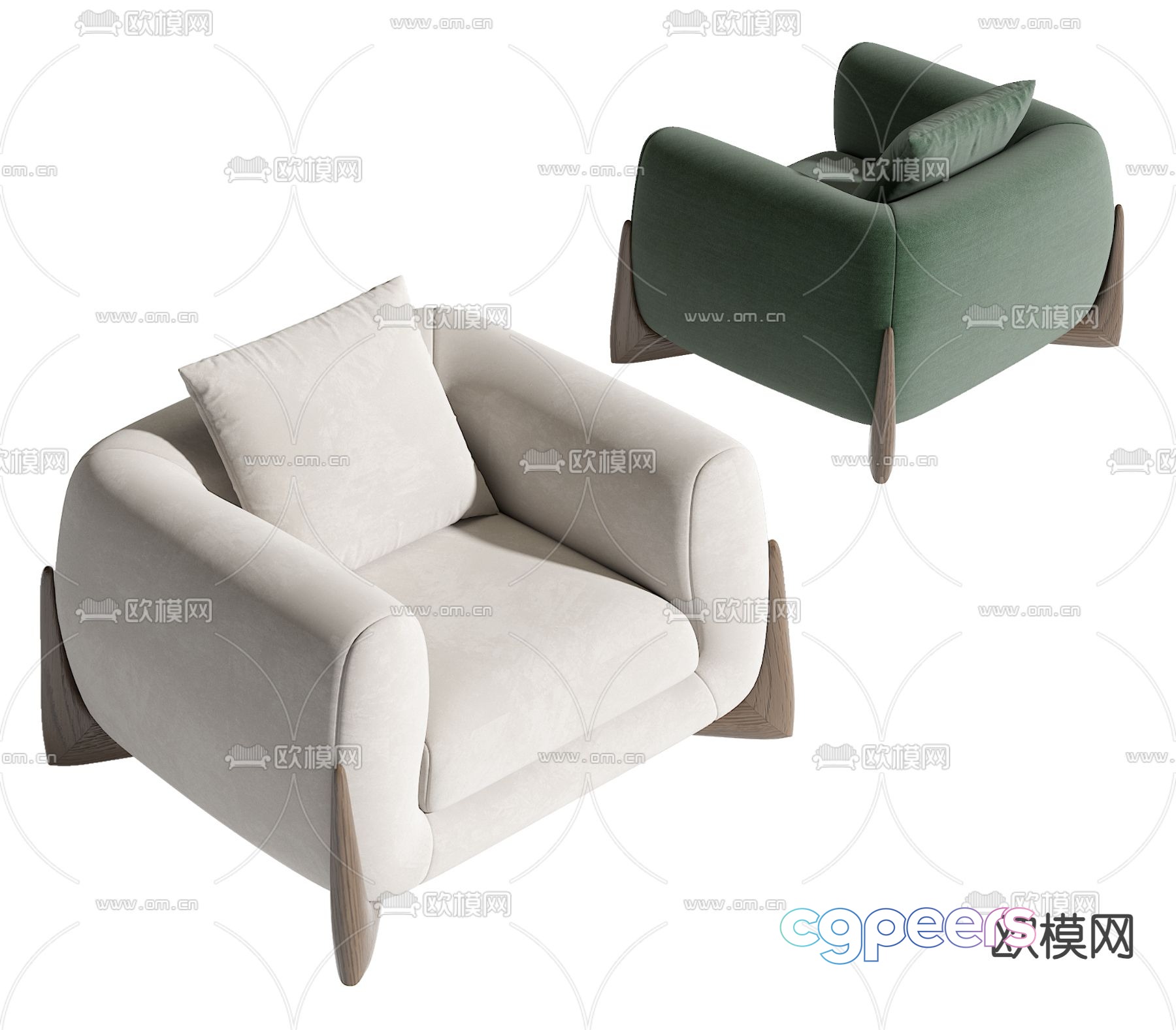 Single sofa 3d model Single sofa 3d model
