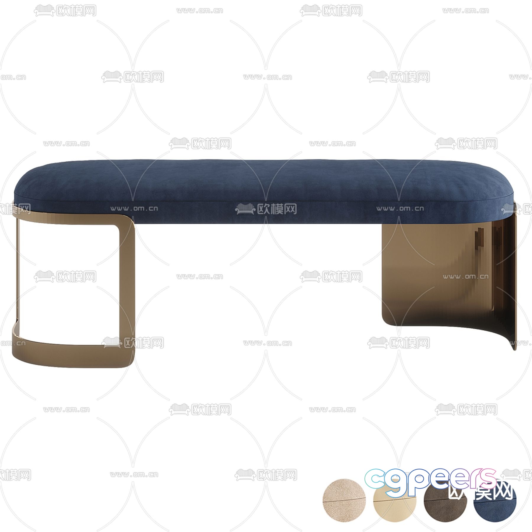 Sofa stool footrest 3d model Sofa stool footrest 3d model