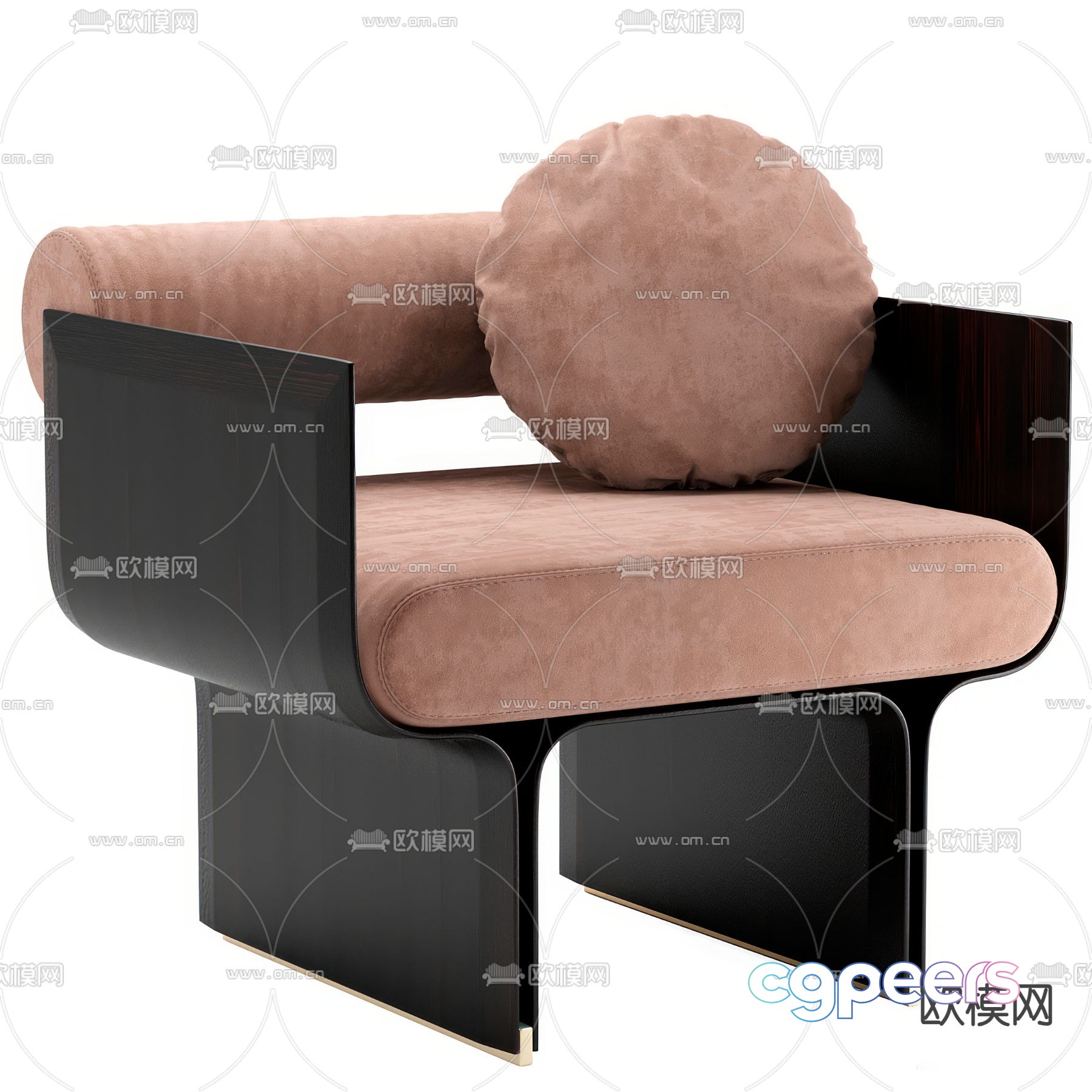 Simple leisure sofa 3d model Simple leisure sofa 3d model