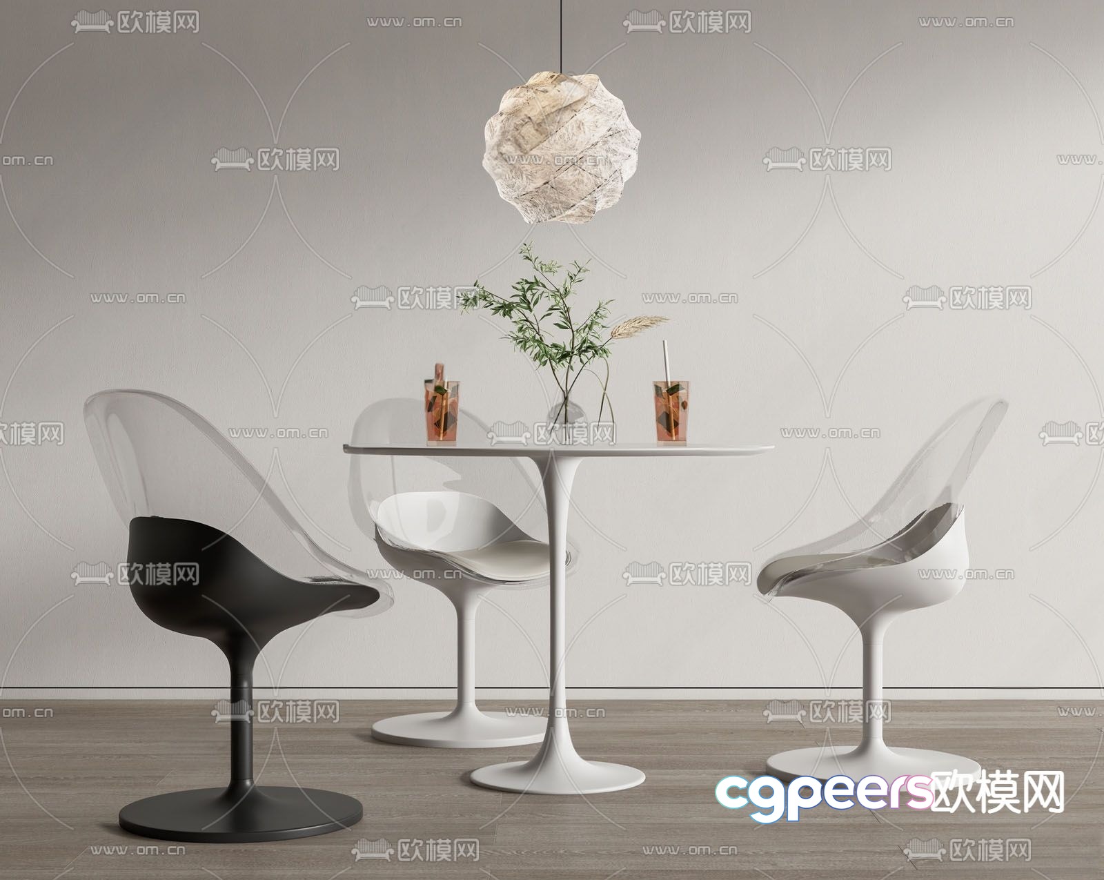 Baltsar leisure table and chair negotiation table and chair 3d model Baltsar leisure table and chair negotiation table and chair 3d model