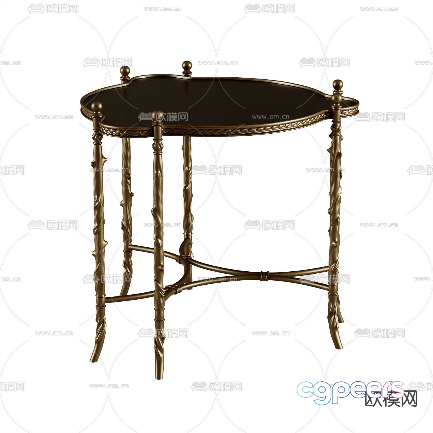 American side table corner table table table 3d model American side table corner table table table 3d model
