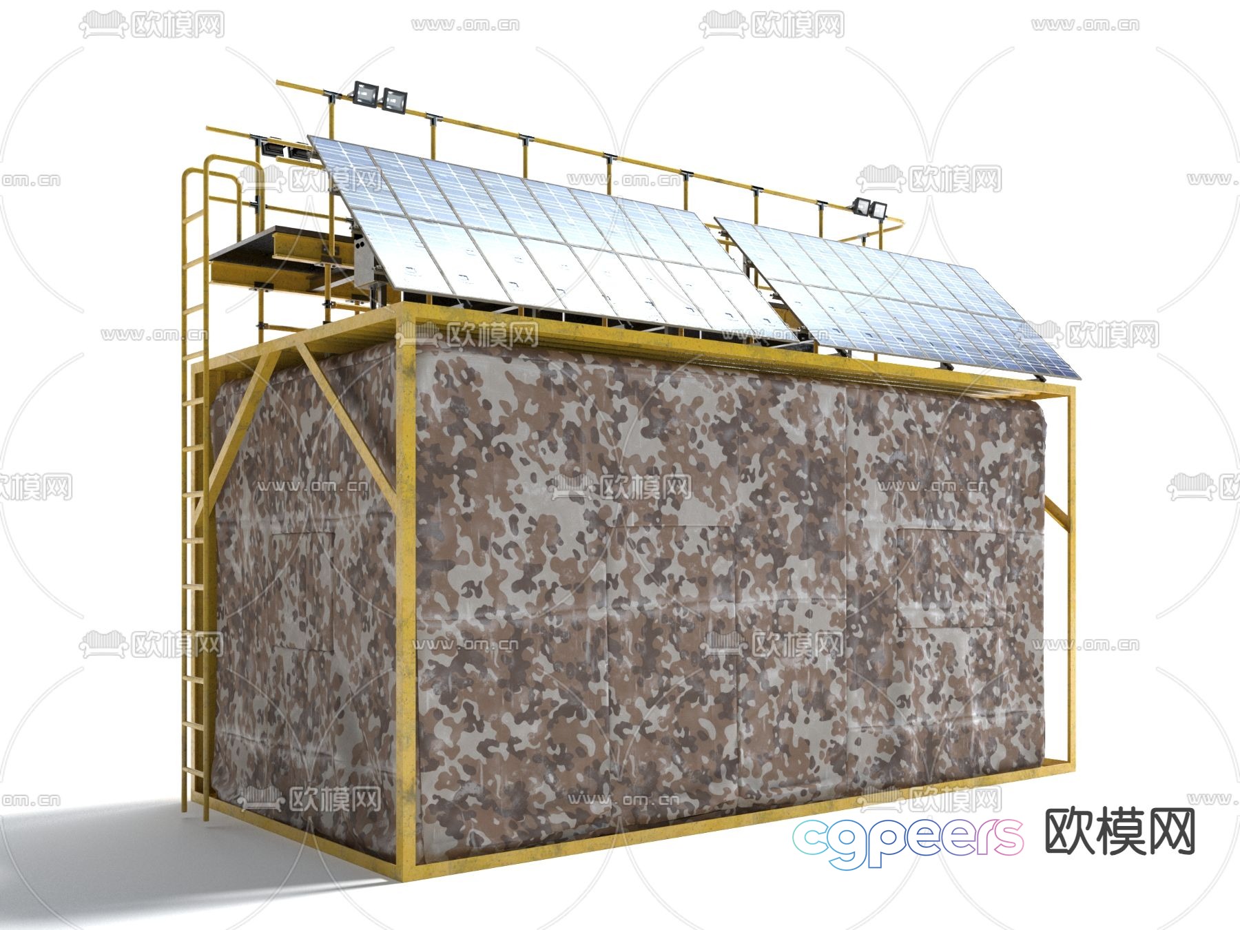 Tent tent awning greenhouse 3D model Tent tent awning greenhouse 3D model