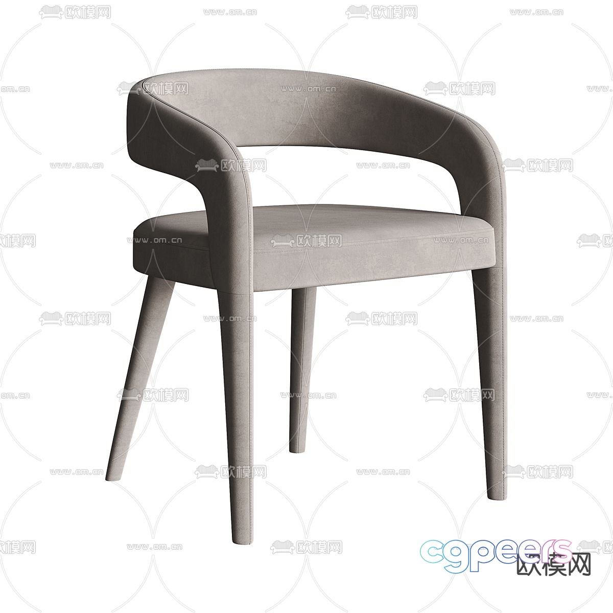 Modern chair dining chair 3d model Modern chair dining chair 3d model