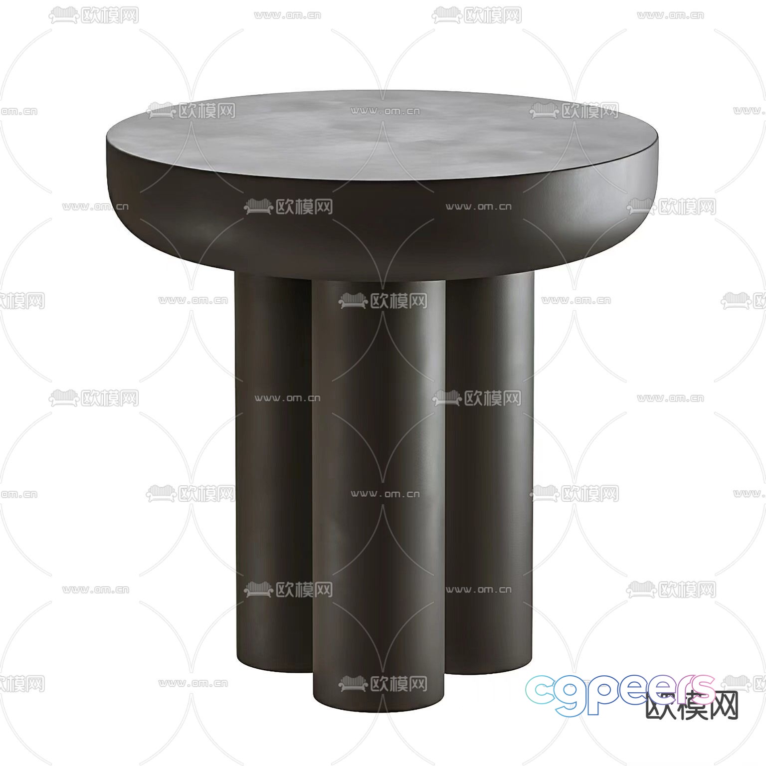 Rocca side table round table 3d model Rocca side table round table 3d model