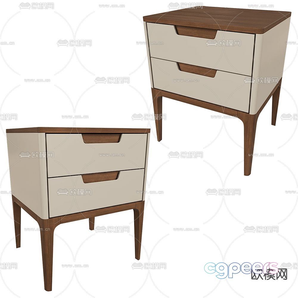 Mister bedside table 3d model Mister bedside table 3d model