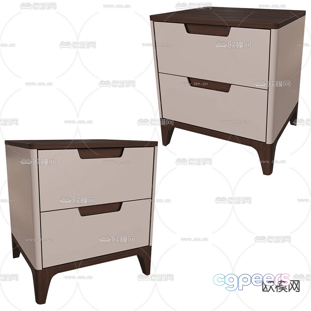 Mister bedside table 3d model Mister bedside table 3d model