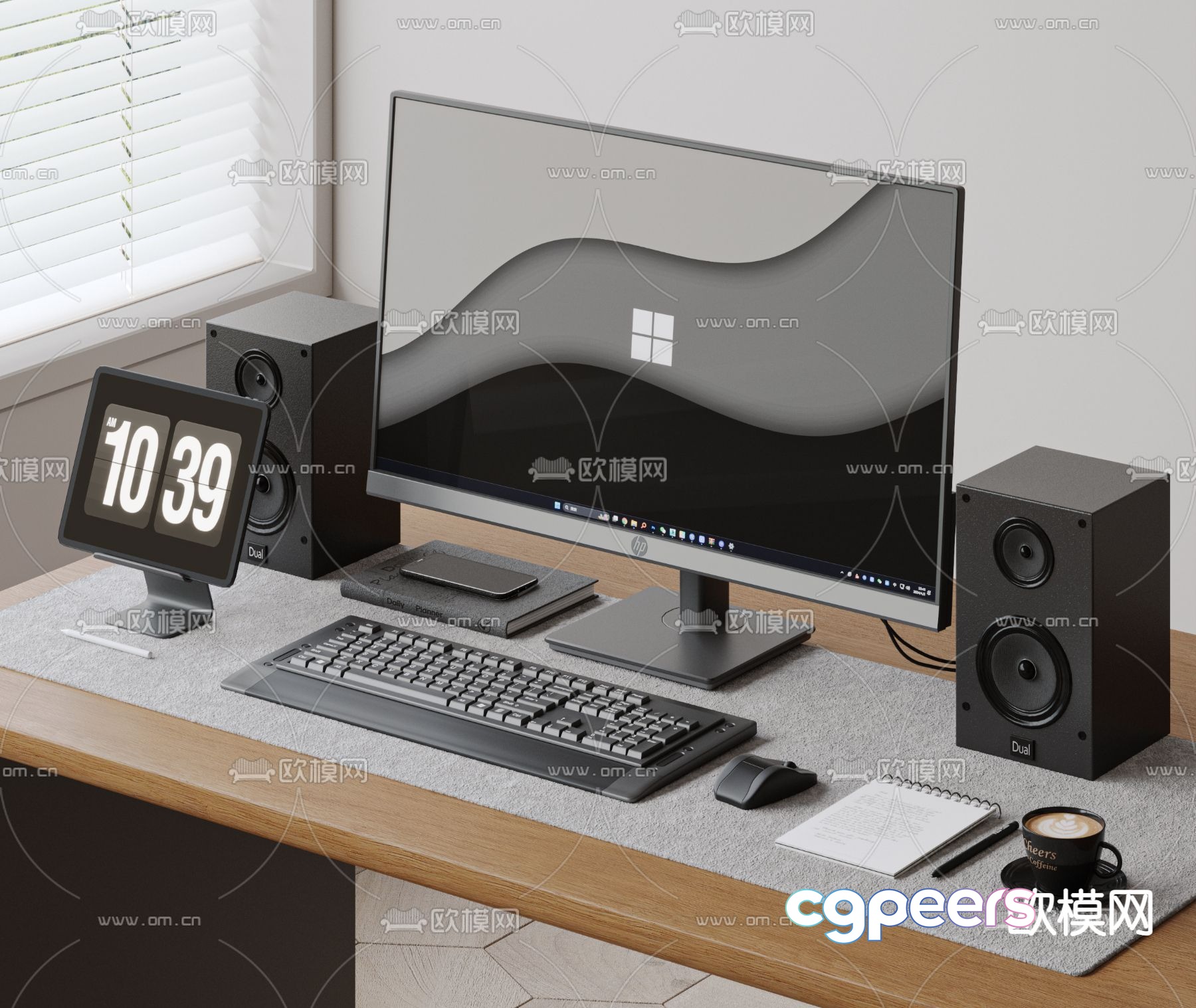 computer audio office supplies 3d model computer audio office supplies 3d model