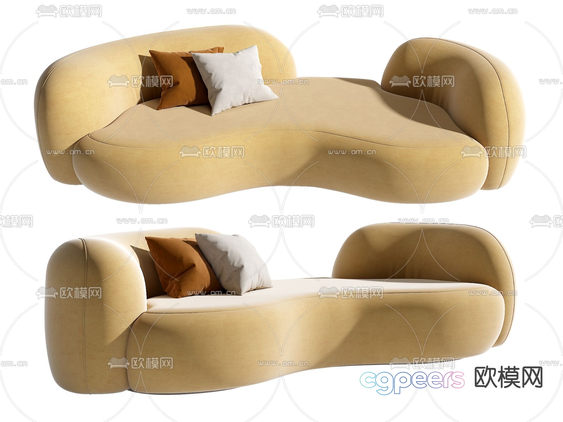 Special shaped sofa curved sofa 3d model Special shaped sofa curved sofa 3d model
