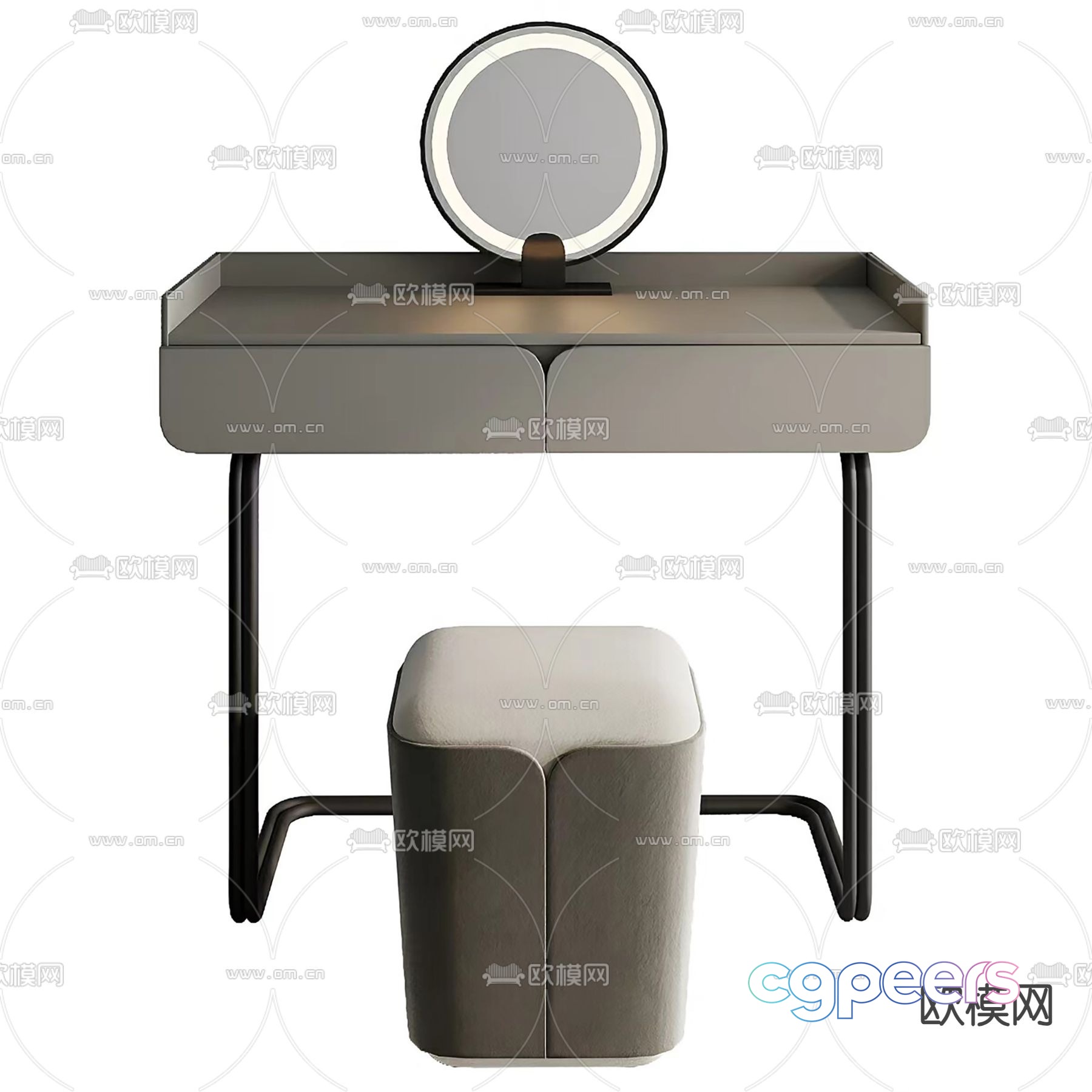 Modern dressing table dressing table 3d model Modern dressing table dressing table 3d model