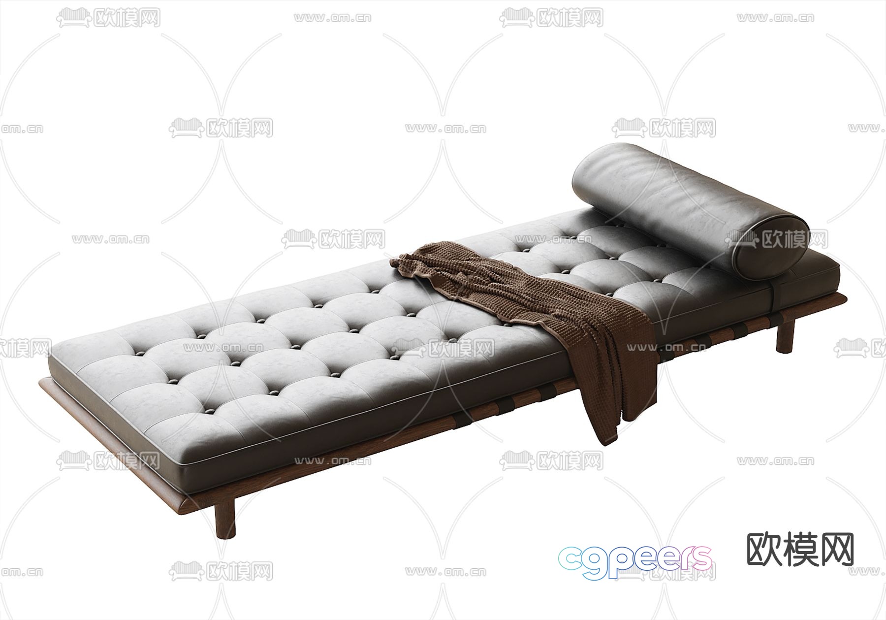 Modern bedside stool 3d model Modern bedside stool 3d model