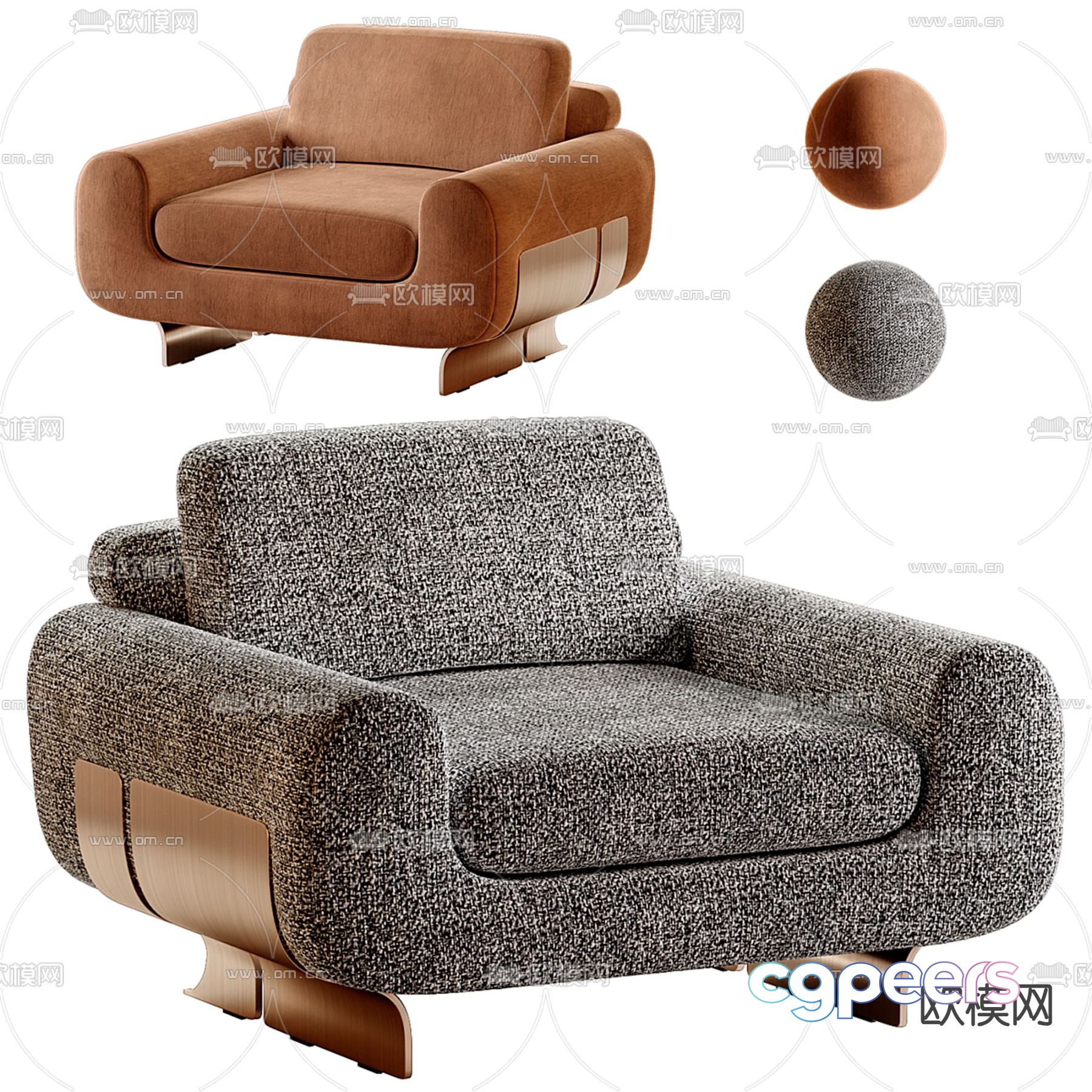 Single sofa 3d model Single sofa 3d model