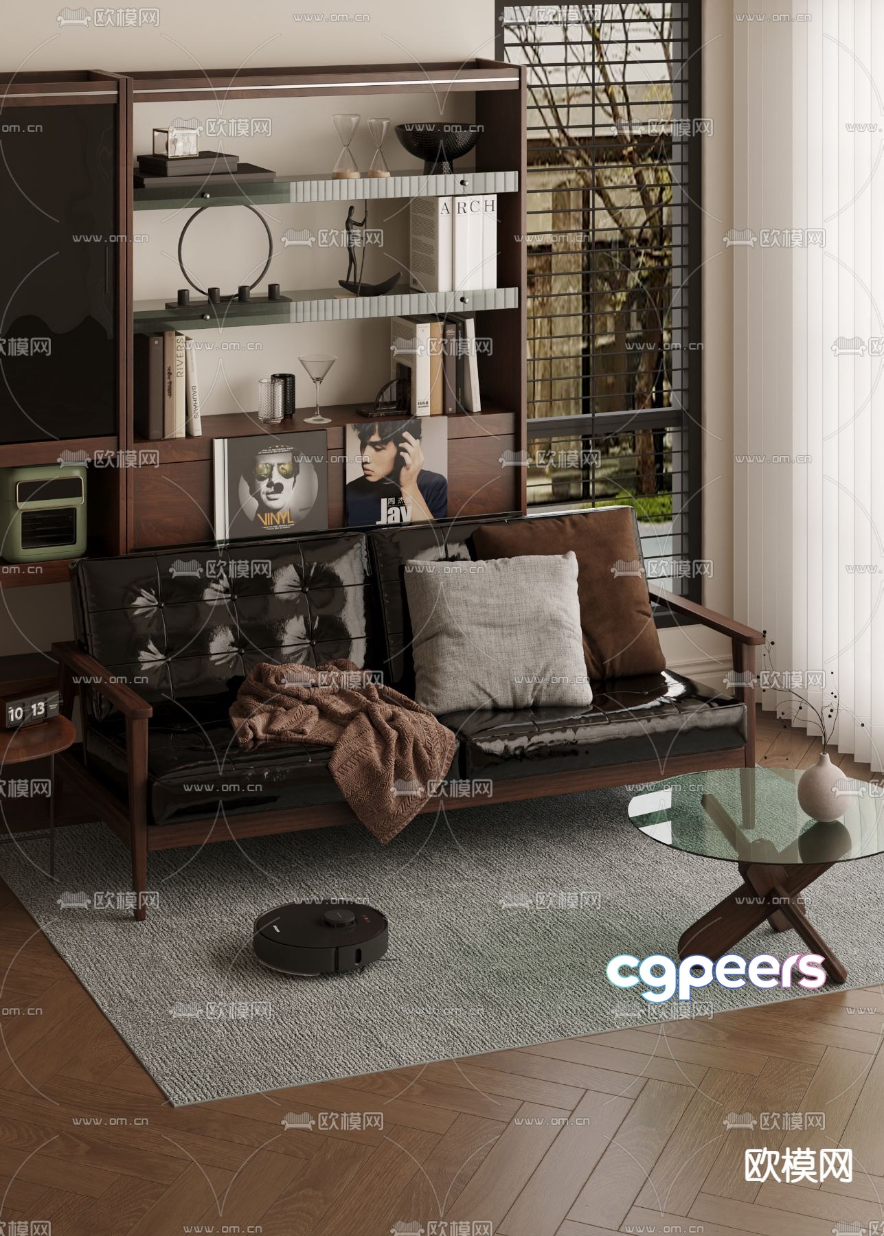 Medium style sofa double sofa 3D model Medium style sofa double sofa 3D model