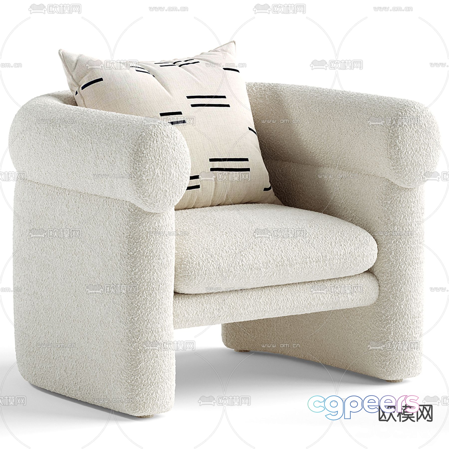 Single sofa 3d model Single sofa 3d model