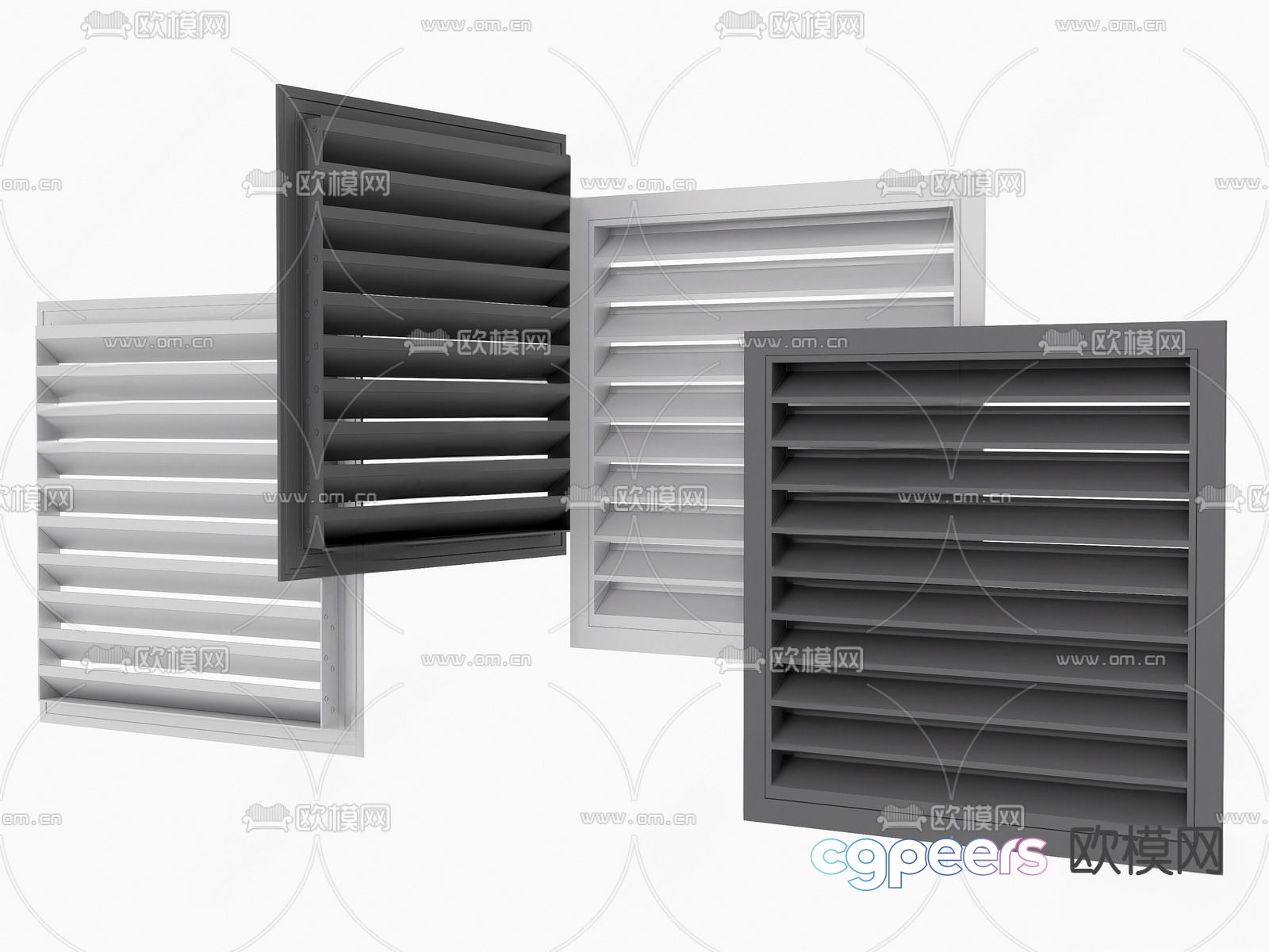 Window blinds 3d model Window blinds 3d model
