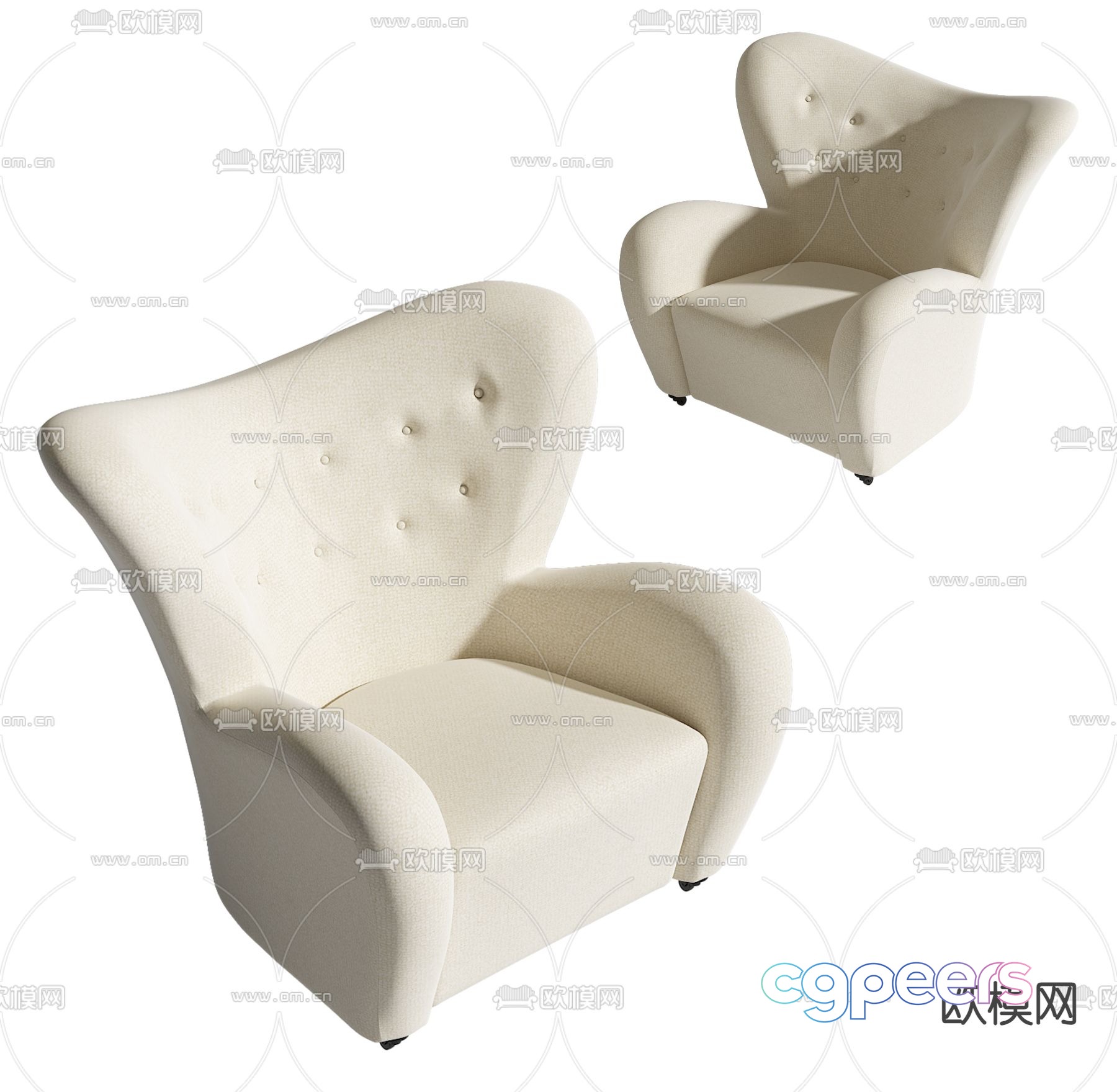 Single sofa 3d model Single sofa 3d model