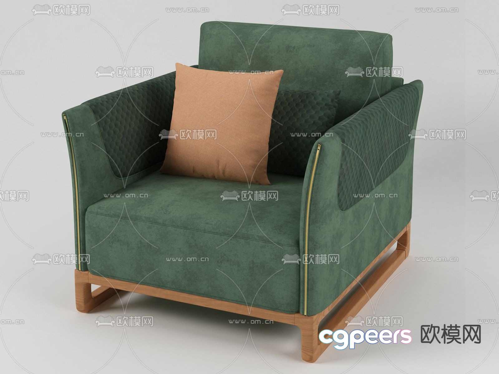 Single sofa 3d model Single sofa 3d model